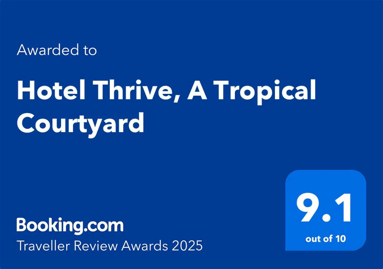 Certificate/Award in Hotel Thrive, A Tropical Courtyard