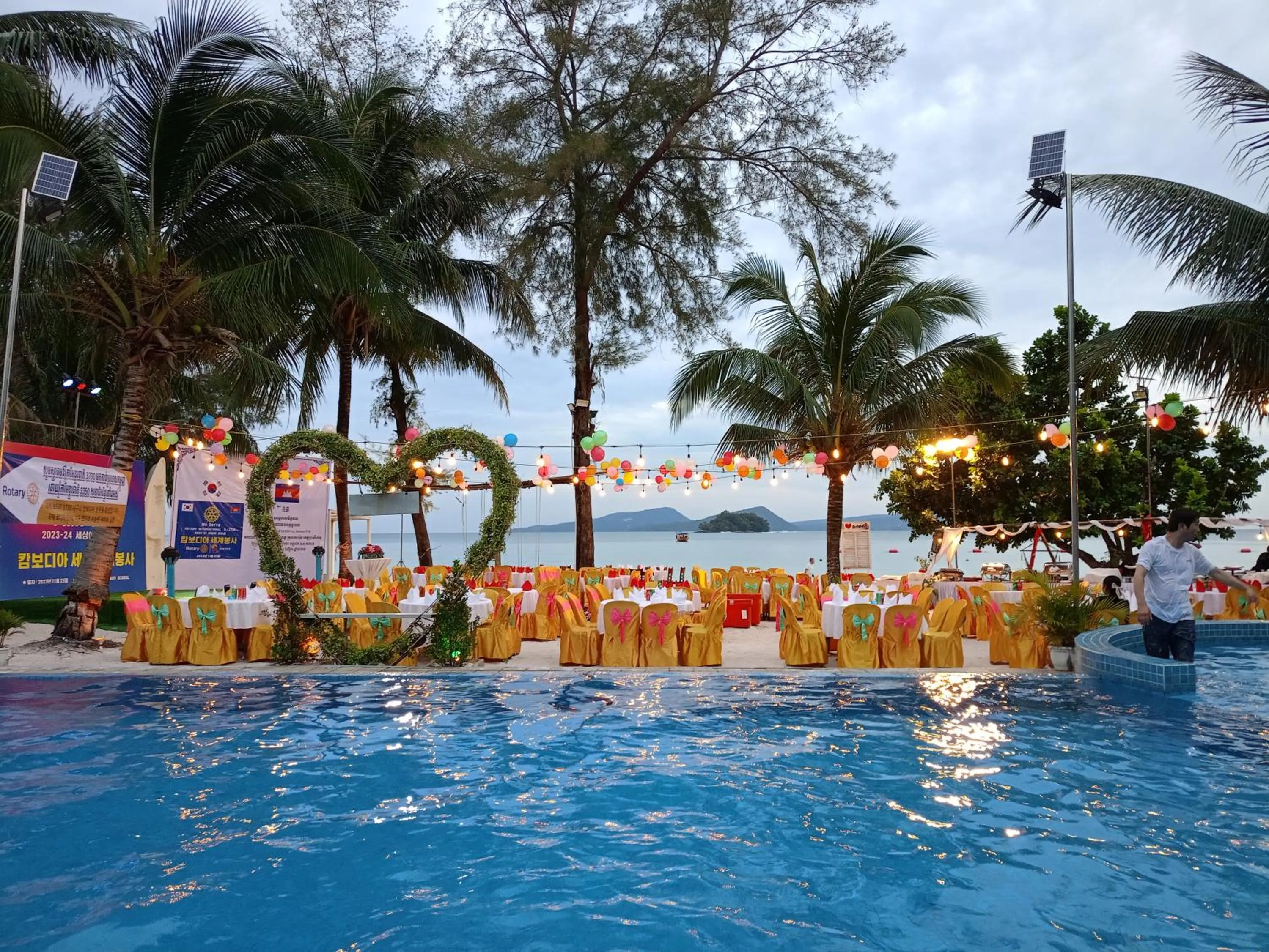 Swimming pool in SCARLET SAILS VILLA