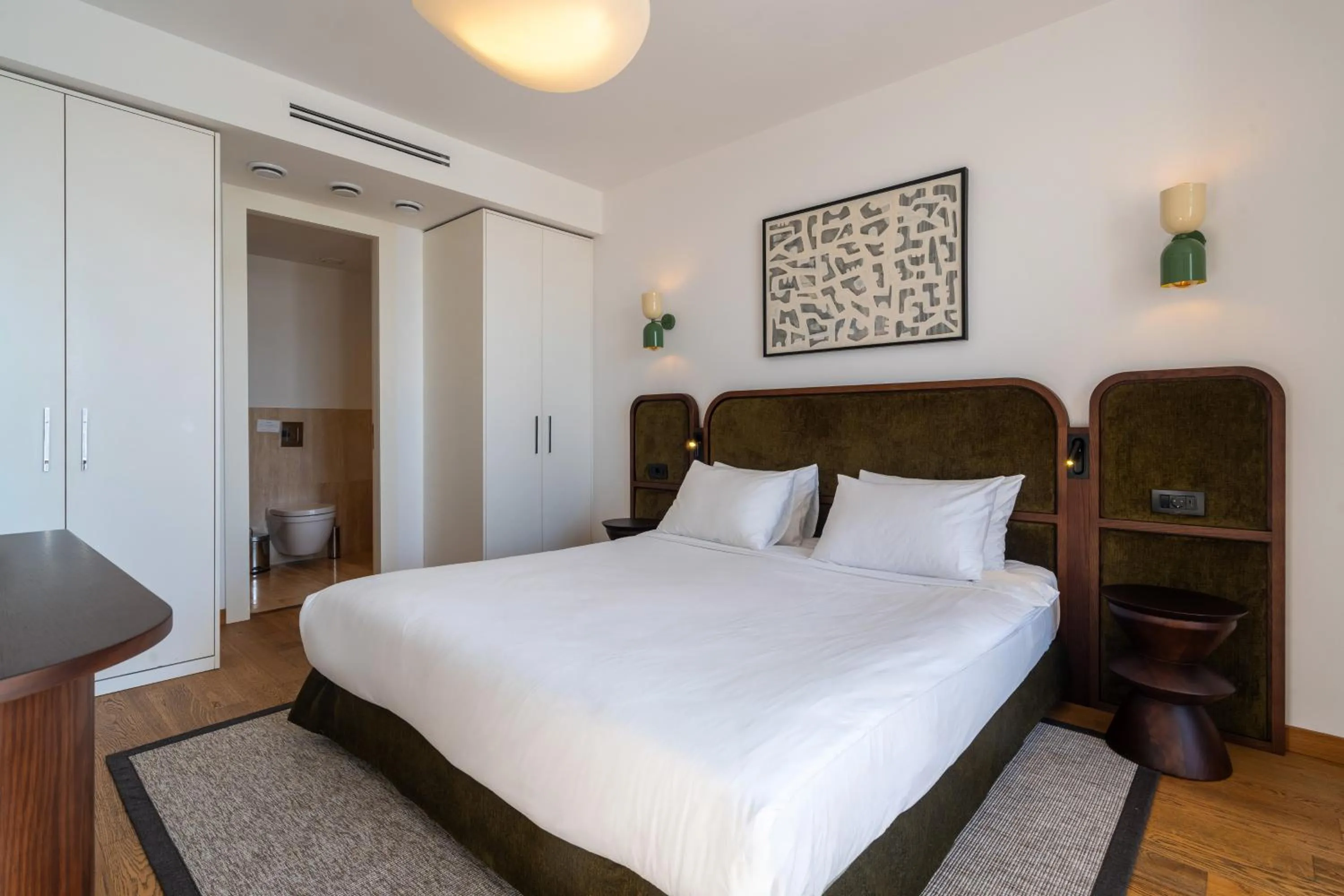 Bed in Ando Living Taksim House