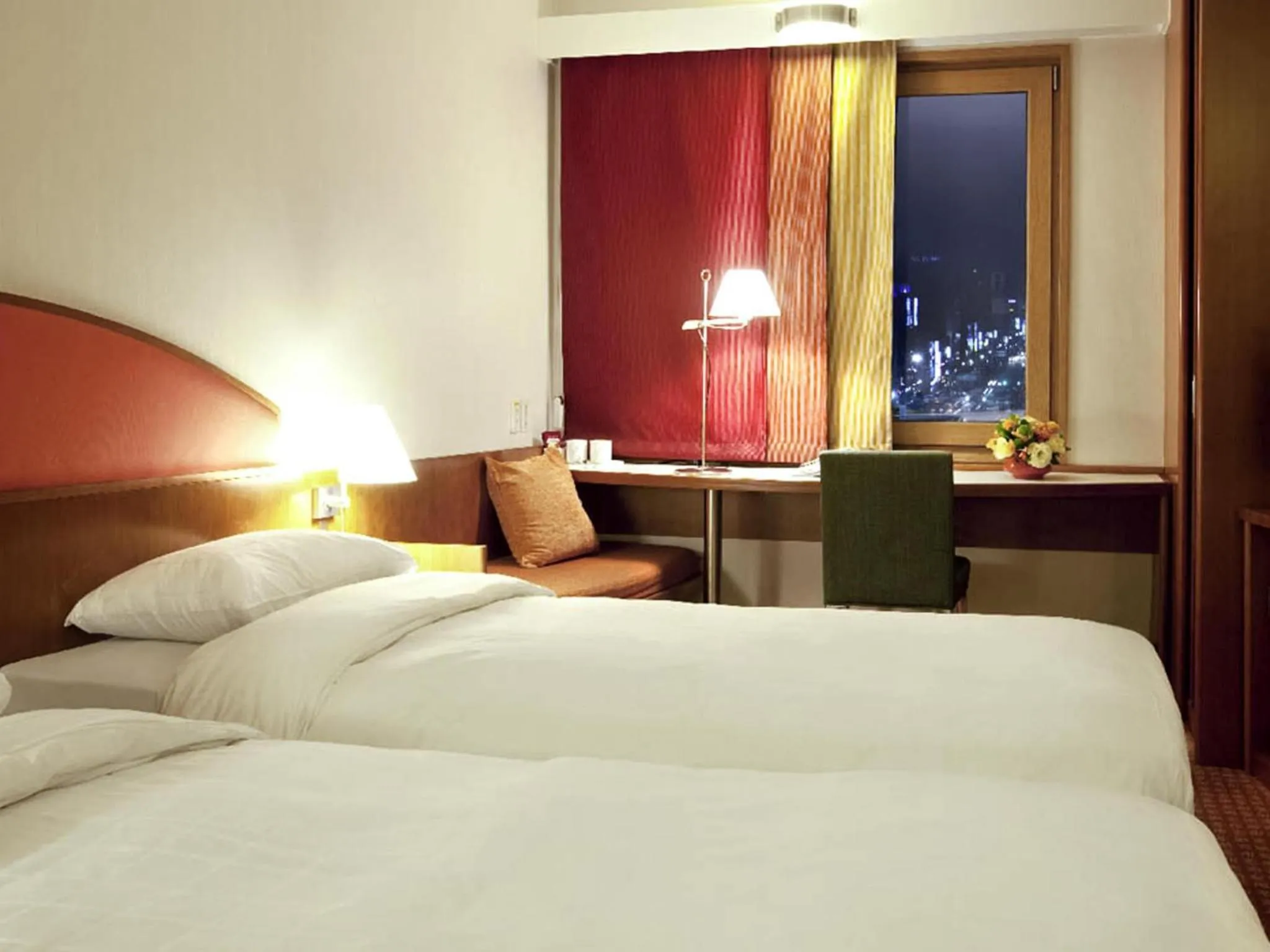 Bedroom, Bed in Ibis Styles Ambassador Seoul Gangnam