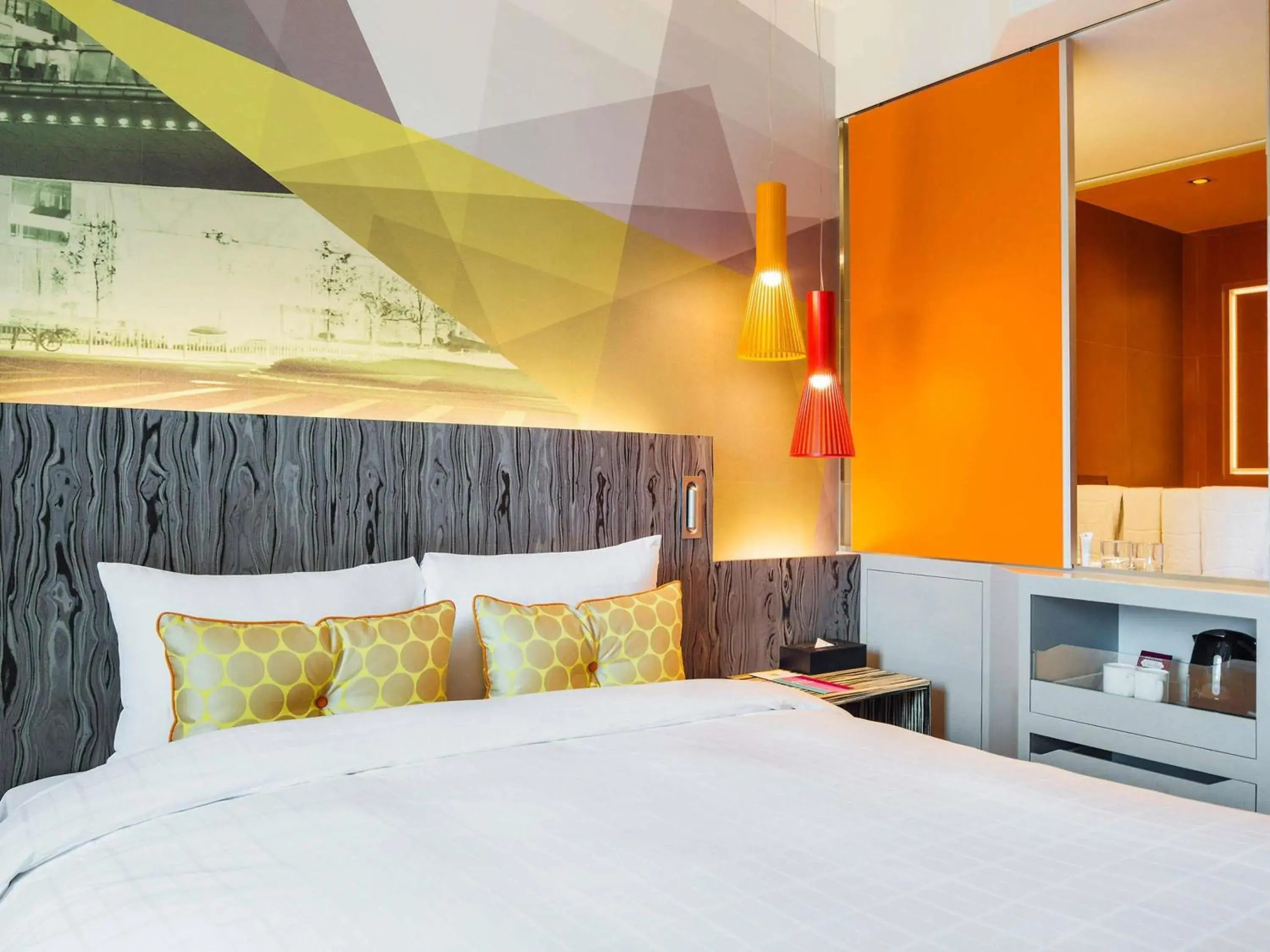 Bedroom, Bed in Ibis Styles Ambassador Seoul Gangnam Bedroom, Bed in Ibis Styles Ambassador Seoul Gangnam