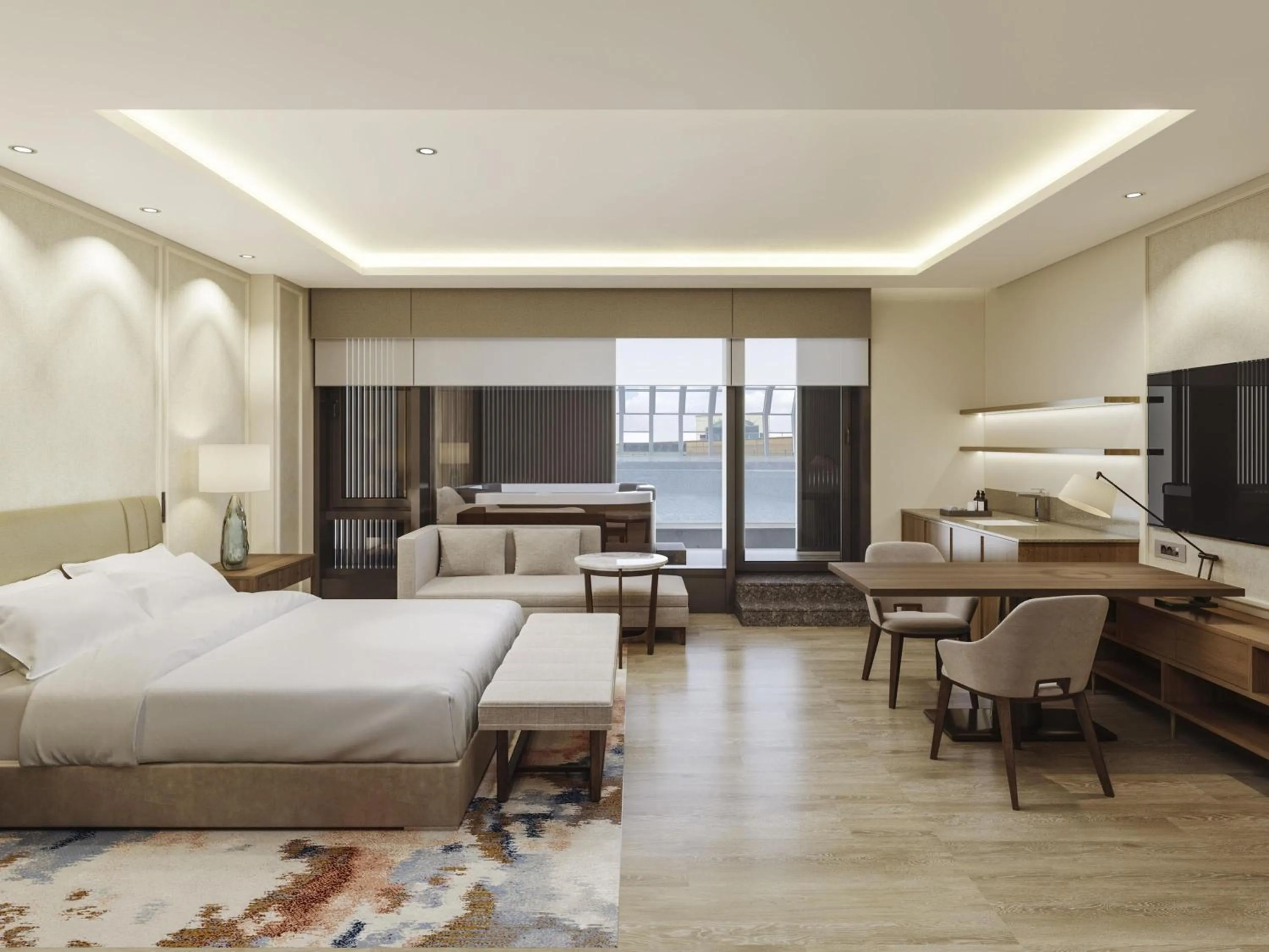 Bedroom, Bed in The Ambassador Seoul - A Pullman Hotel