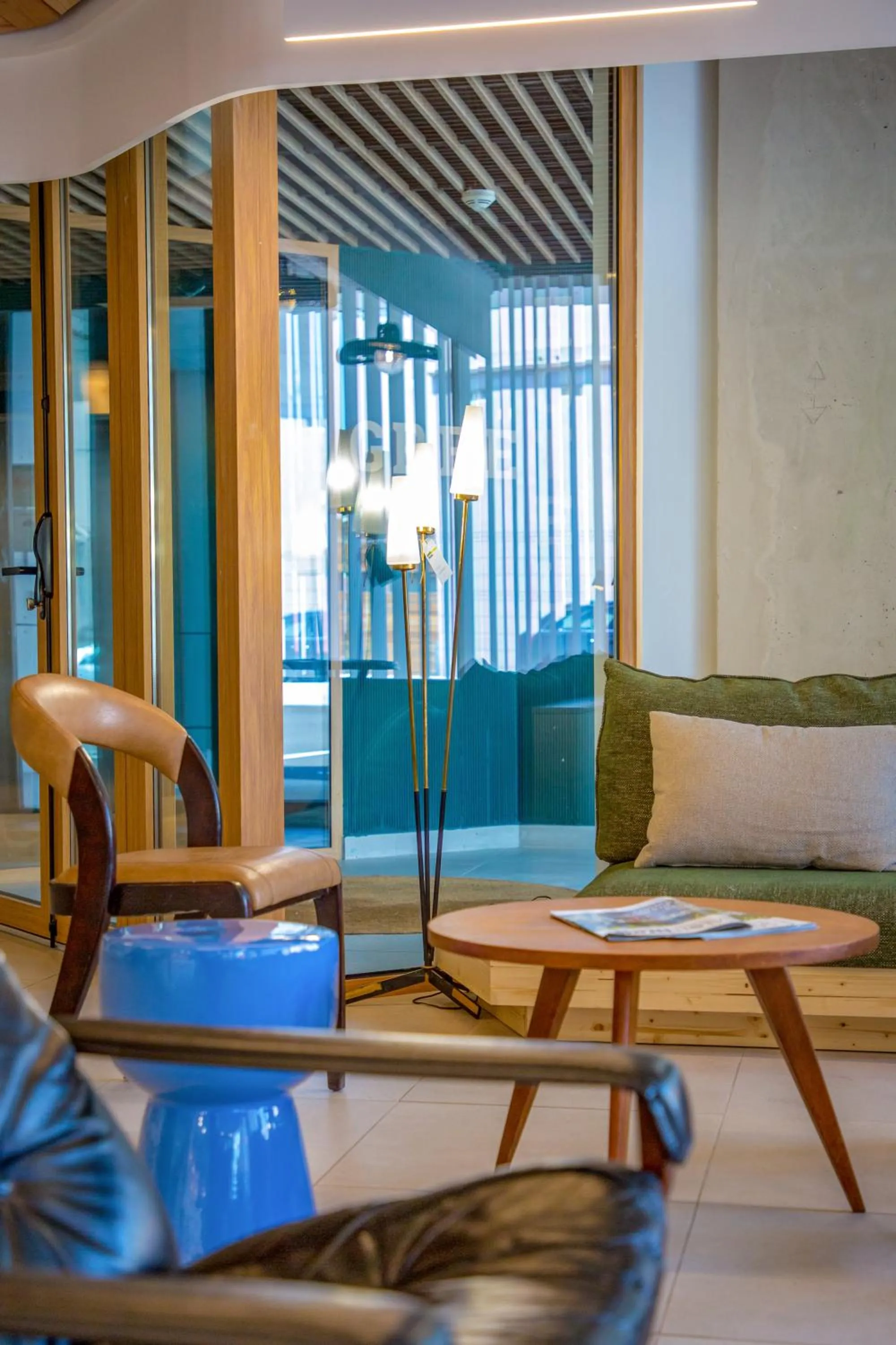 Living room in greet hotel Salon de Provence