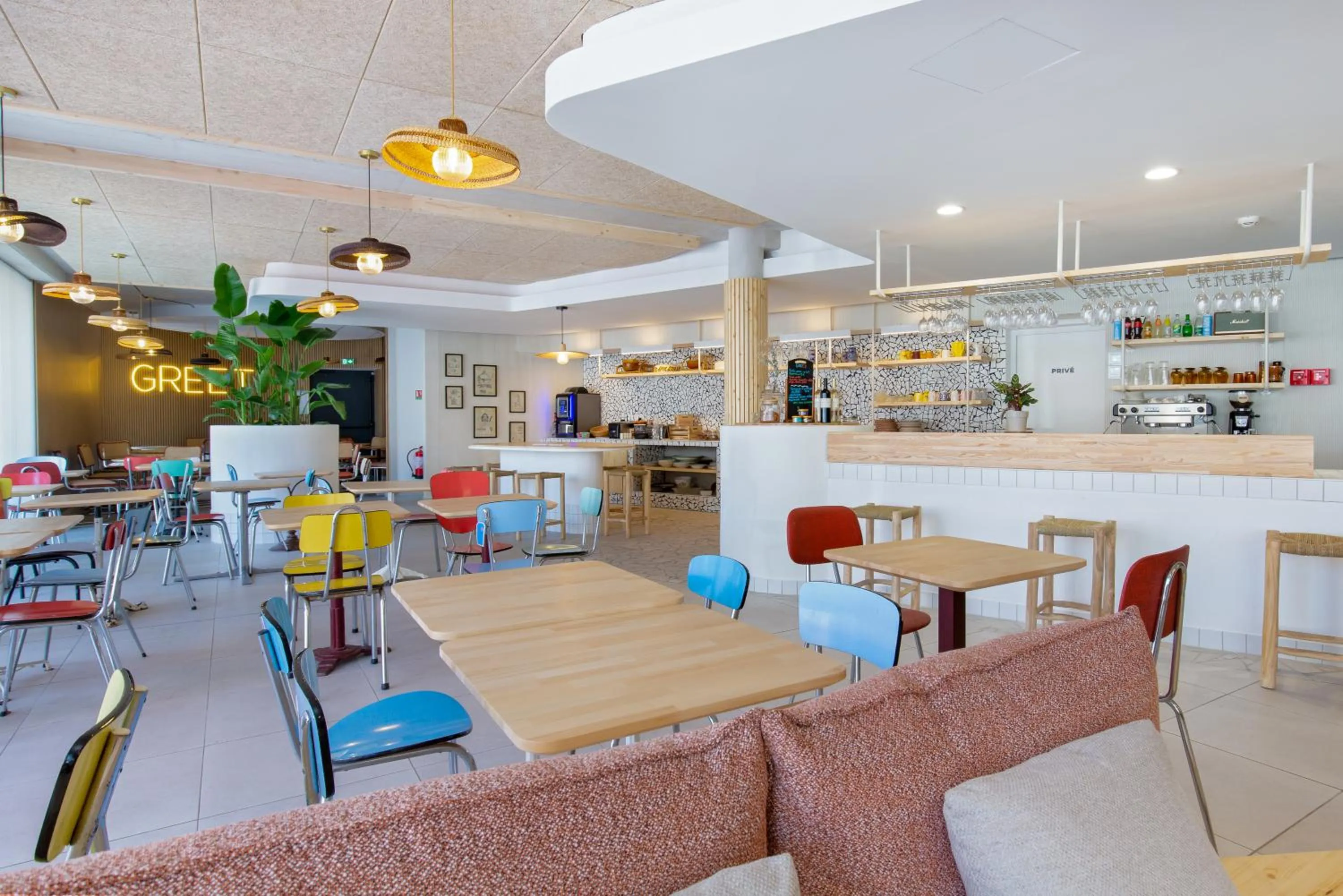 Lobby or reception in greet hotel Salon de Provence