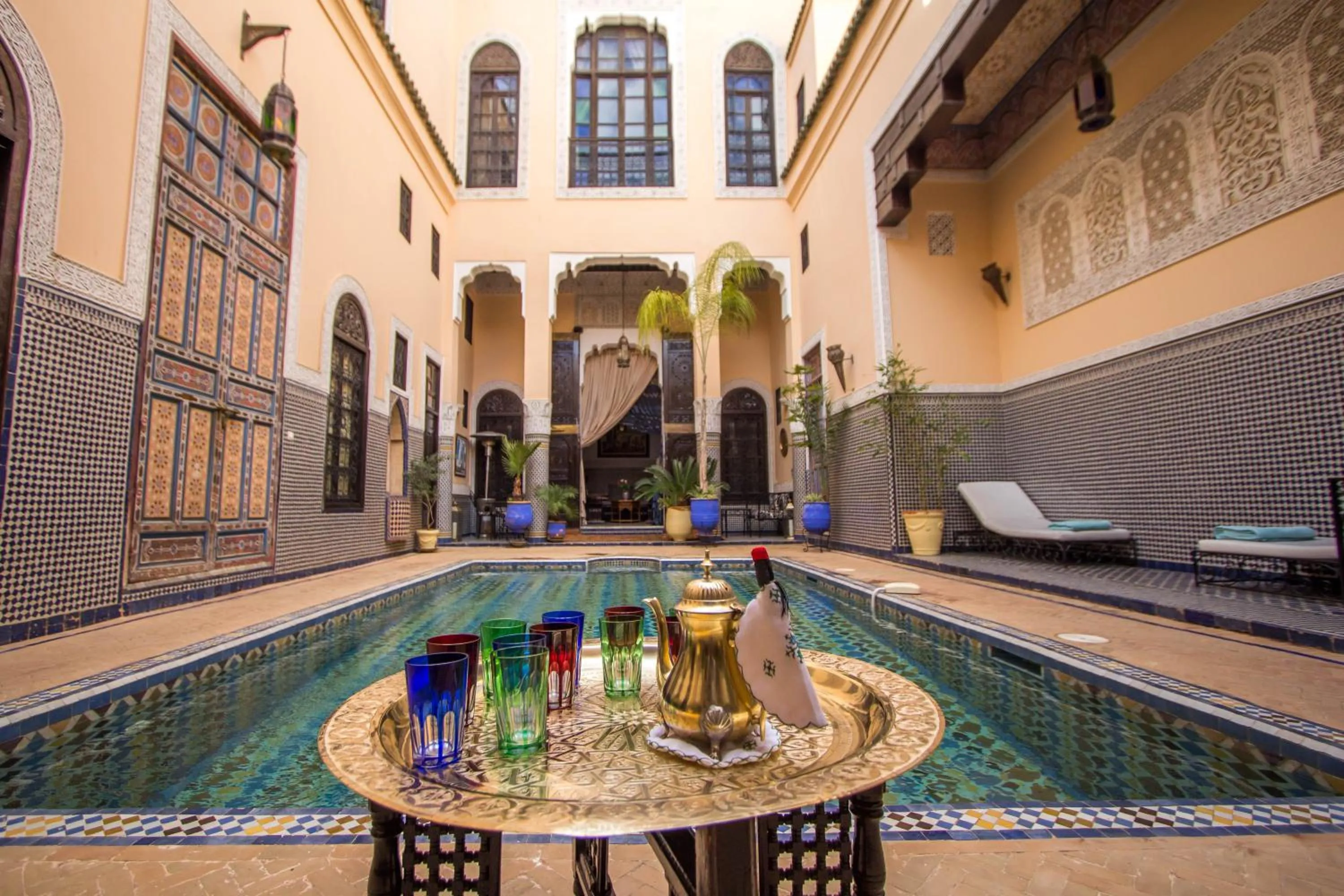 Patio in Riad Fes Baraka & SPA