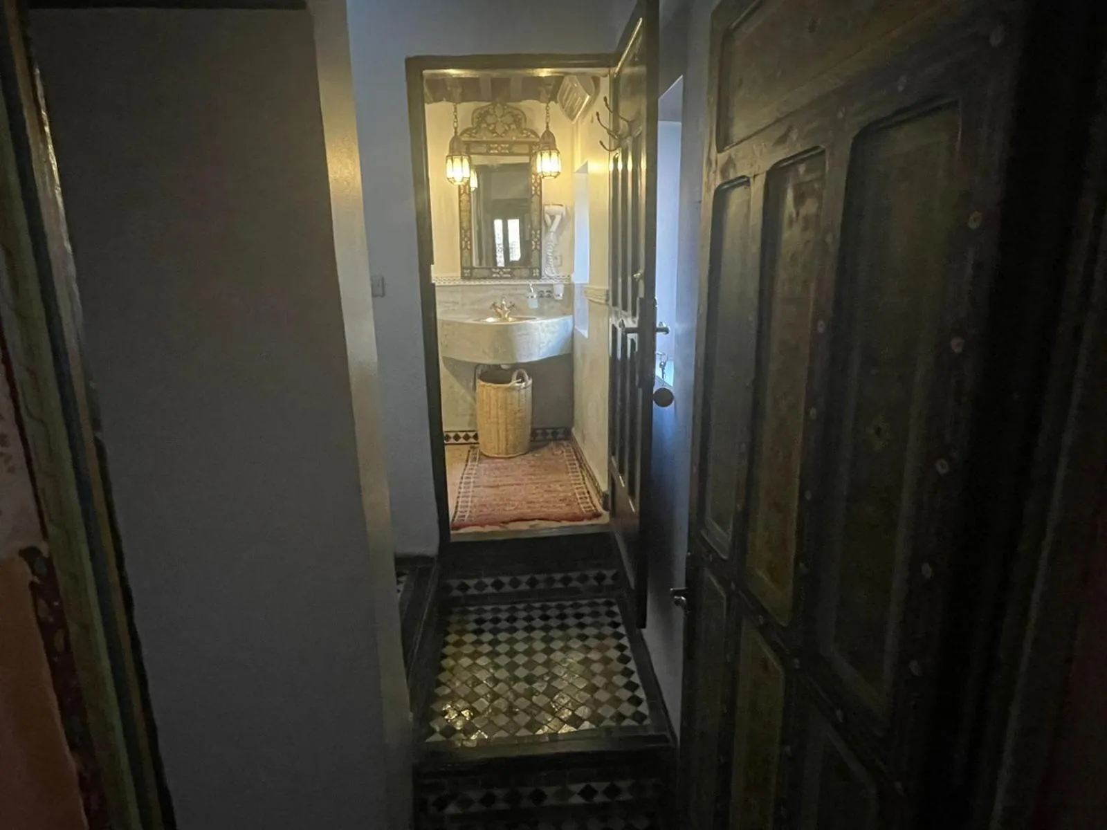 Bathroom in Riad Fes Baraka & SPA