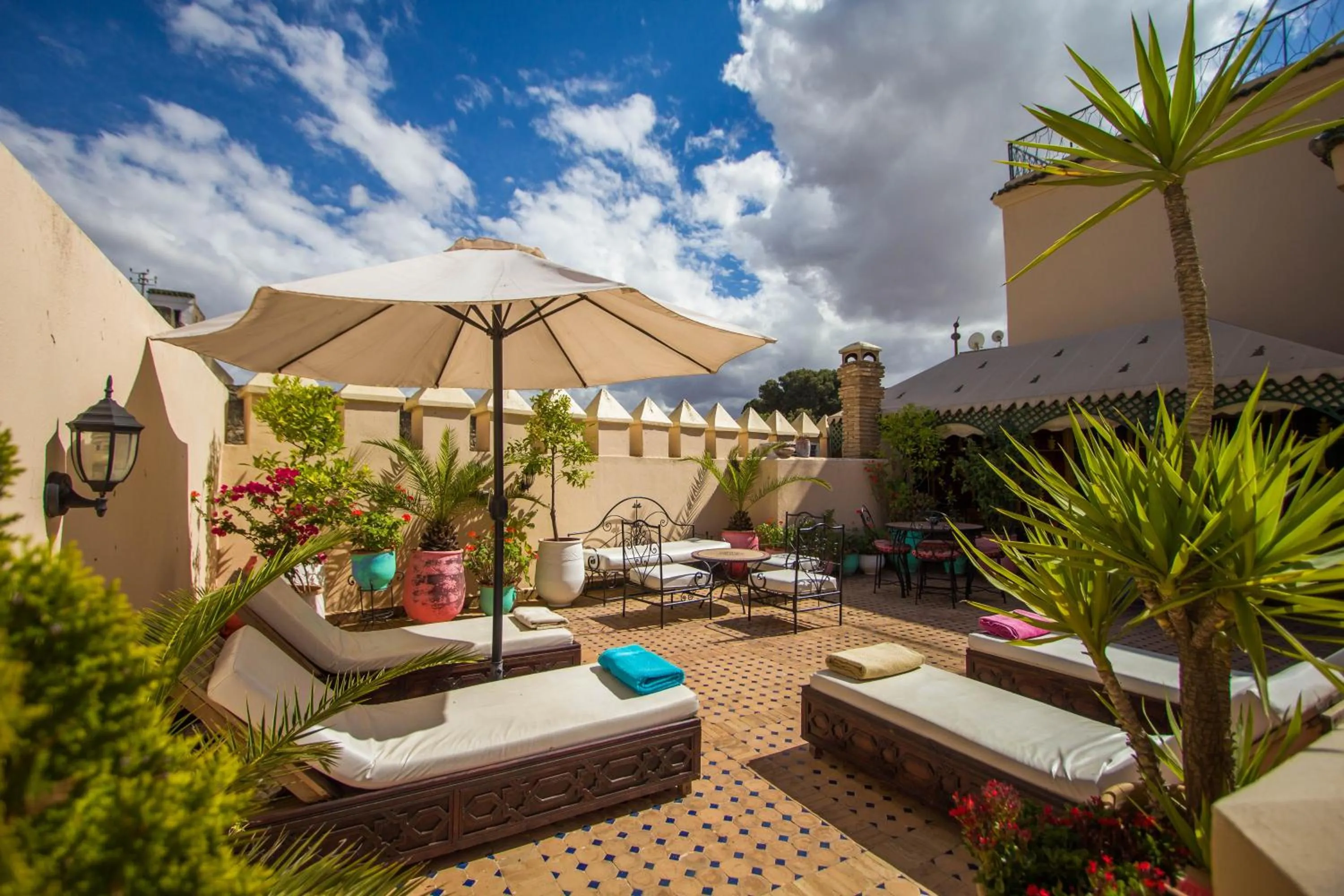 Patio in Riad Fes Baraka & SPA