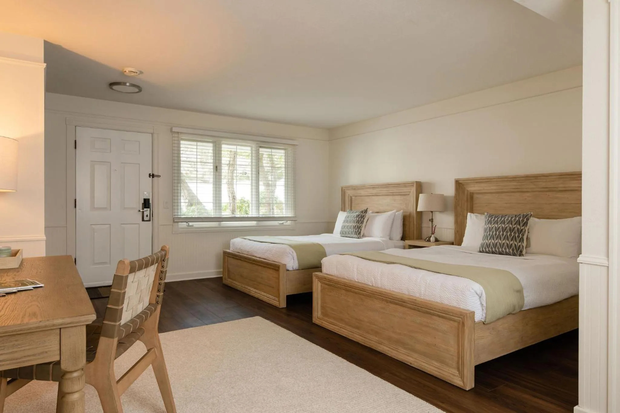 Bed in Outlook Inn on Orcas Island