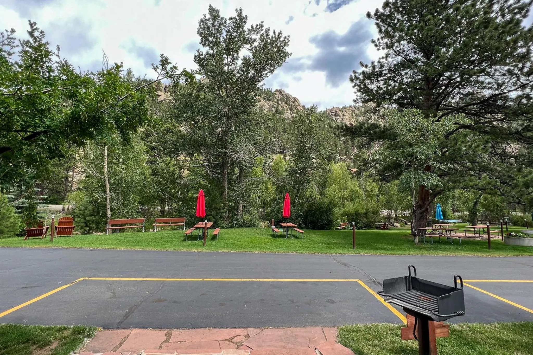Natural landscape in Castle Mountain Lodge