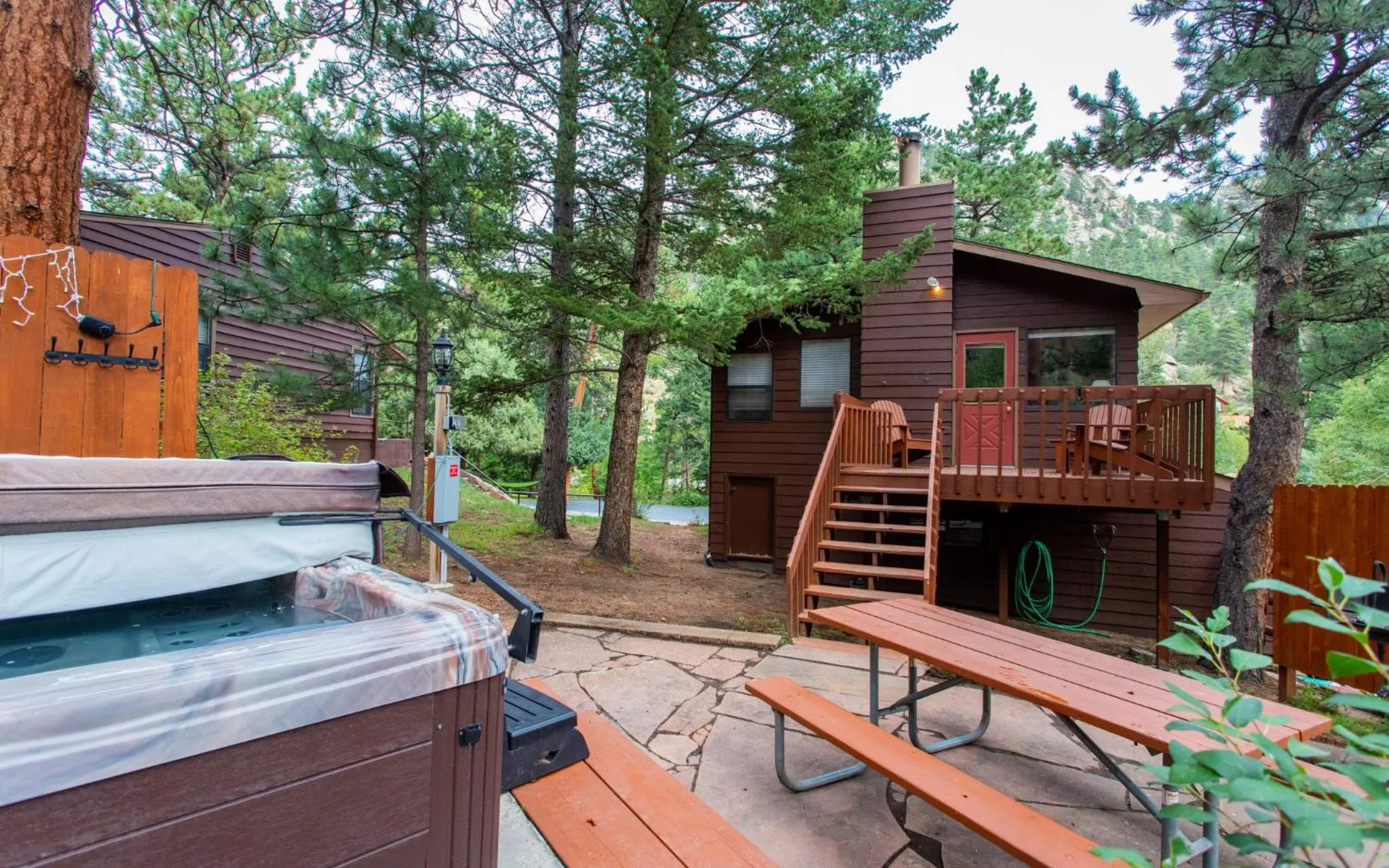 Property building in Castle Mountain Lodge