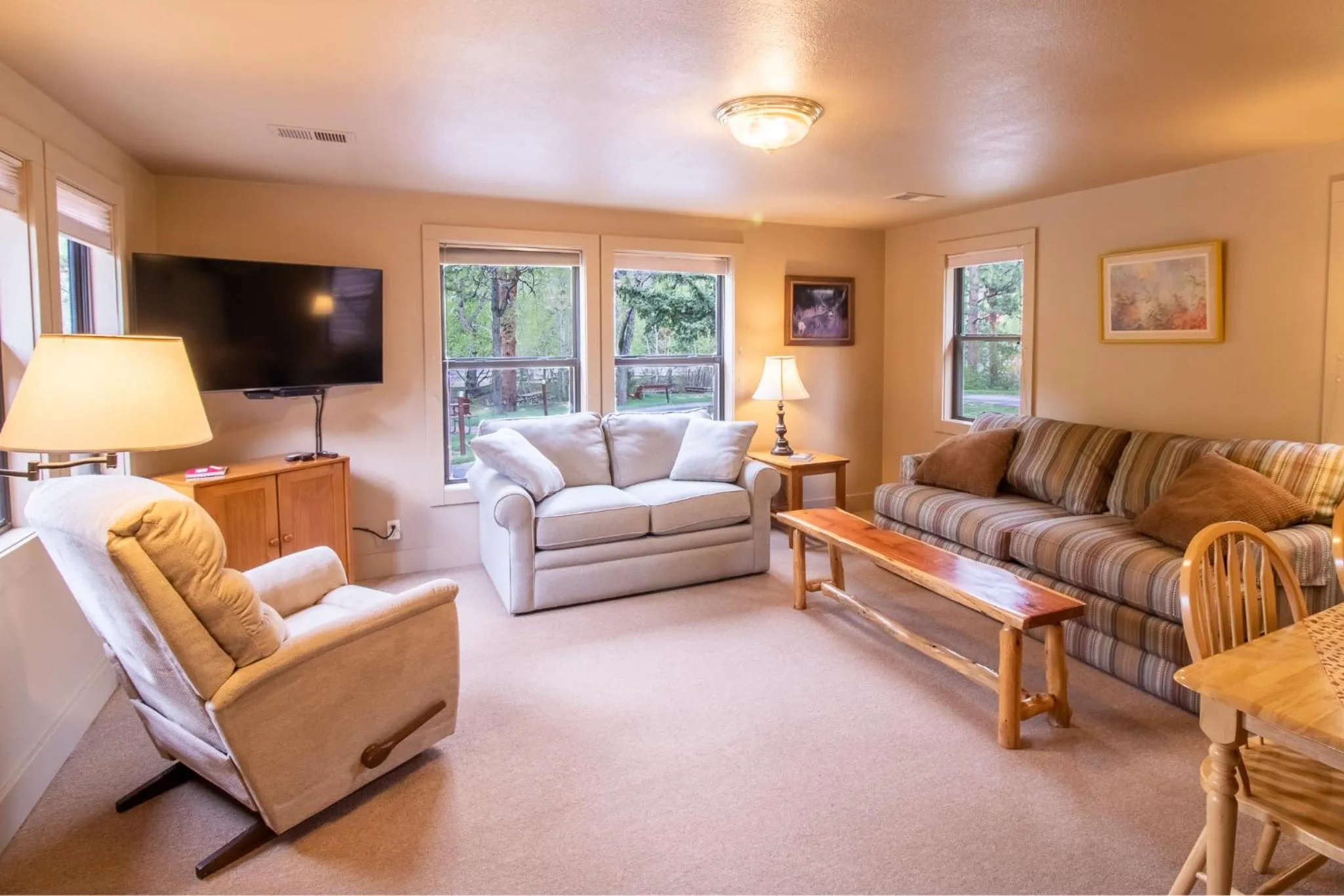 TV and multimedia in Castle Mountain Lodge