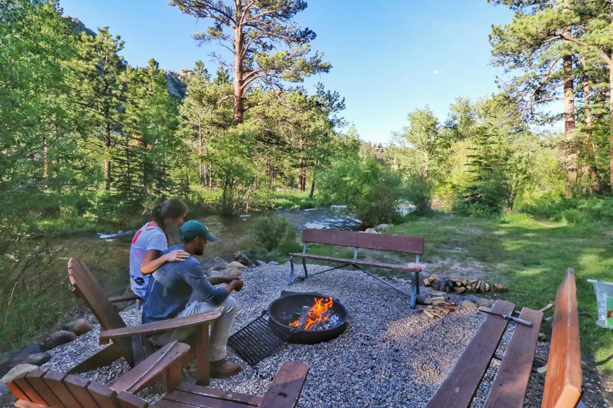 Natural landscape in Castle Mountain Lodge