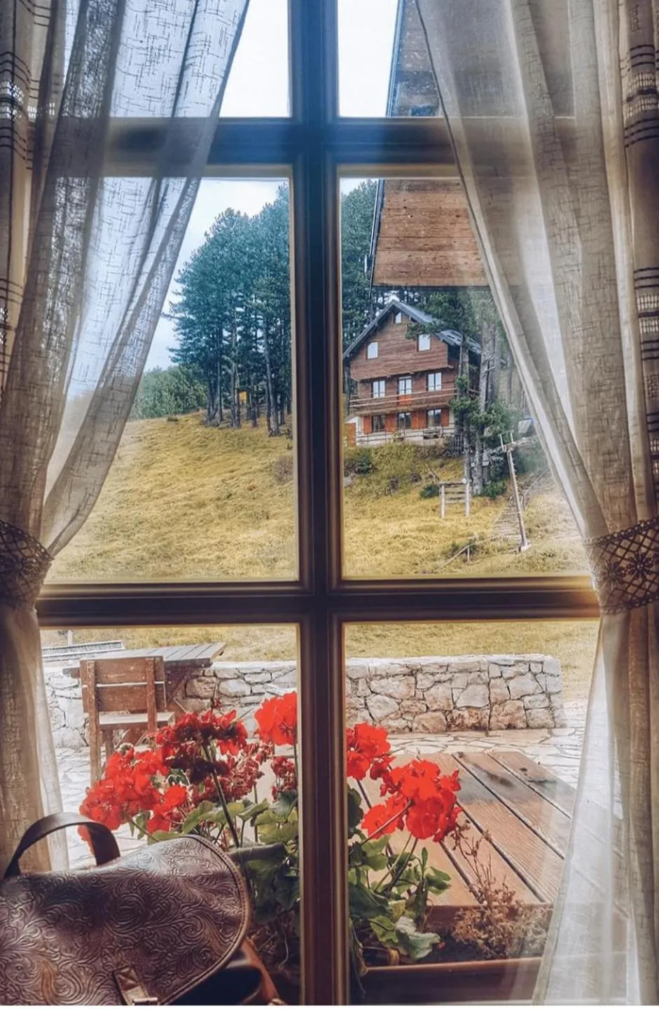 Balcony/Terrace in Hotel Snjezna kuca - Nature Park of Bosnia Herzegovina