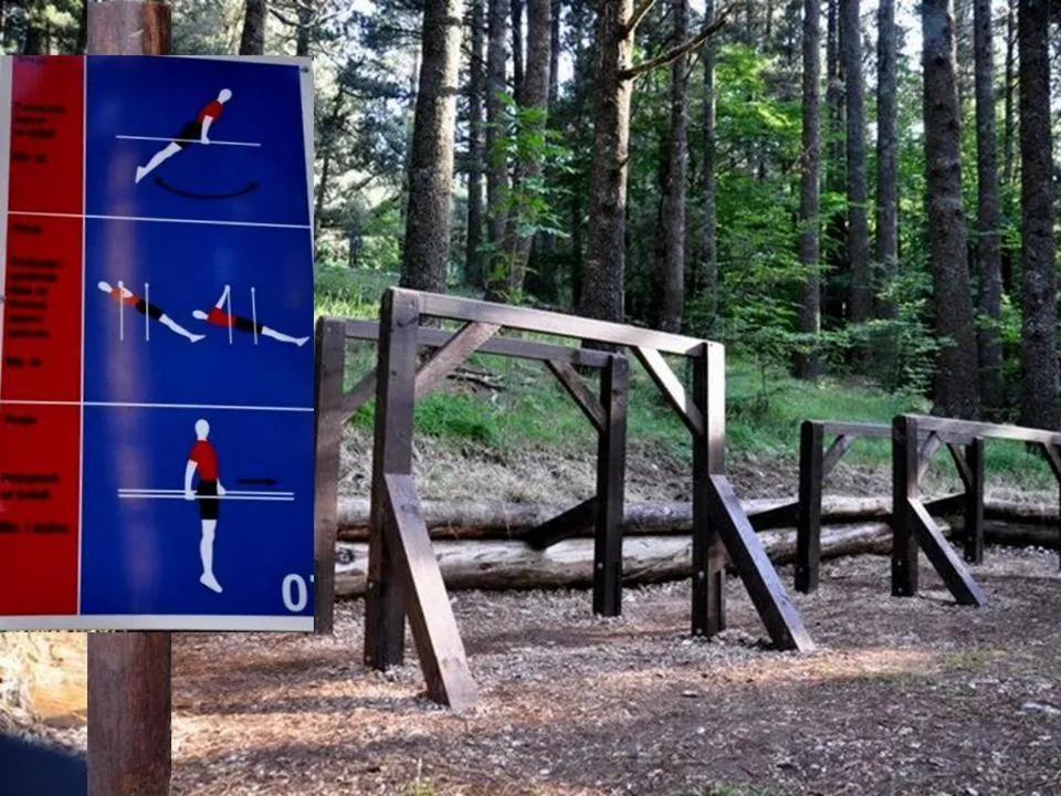 Children play ground in Hotel Snjezna kuca - Nature Park of Bosnia Herzegovina