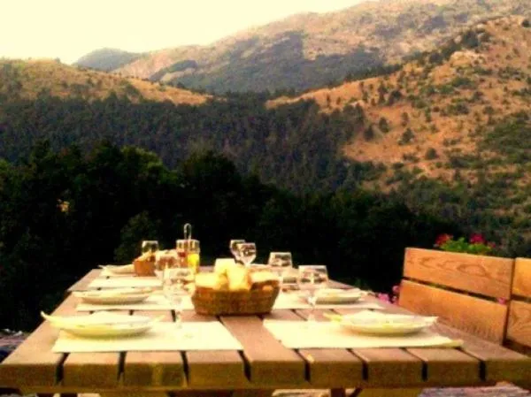 Balcony/Terrace in Hotel Snjezna kuca - Nature Park of Bosnia Herzegovina
