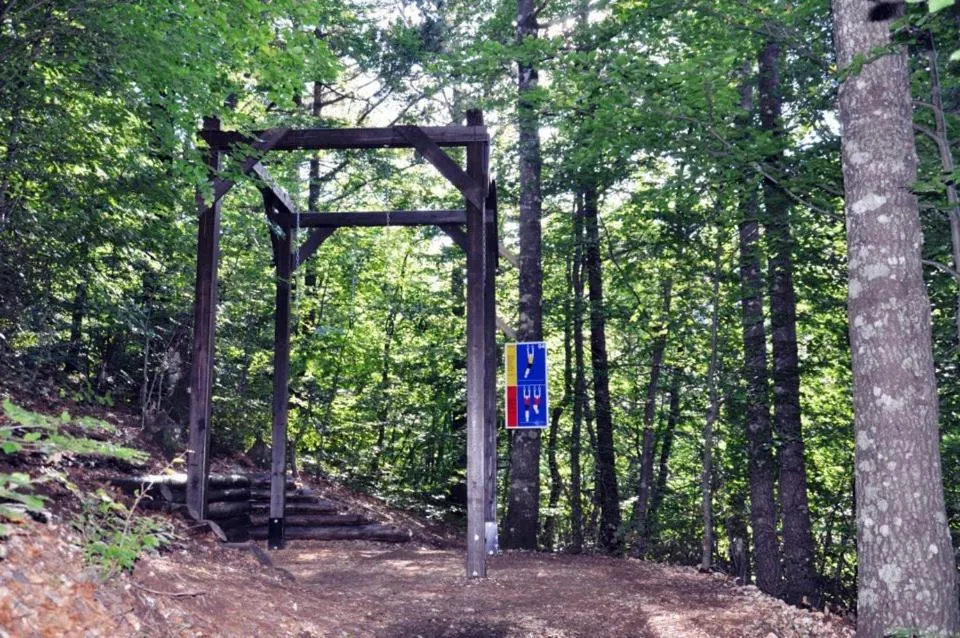 Children play ground in Hotel Snjezna kuca - Nature Park of Bosnia Herzegovina