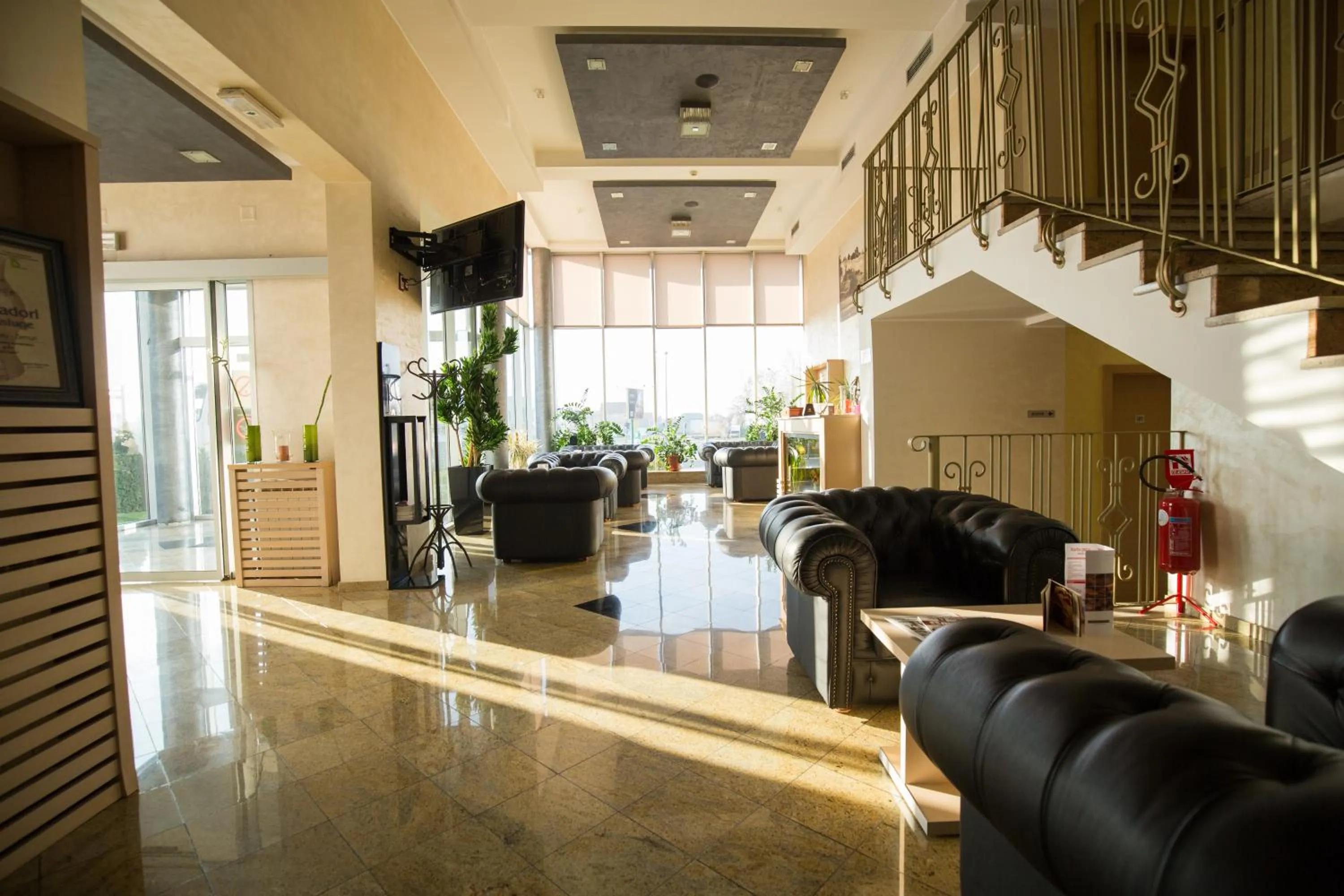 Lobby or reception in Euro Garni Hotel