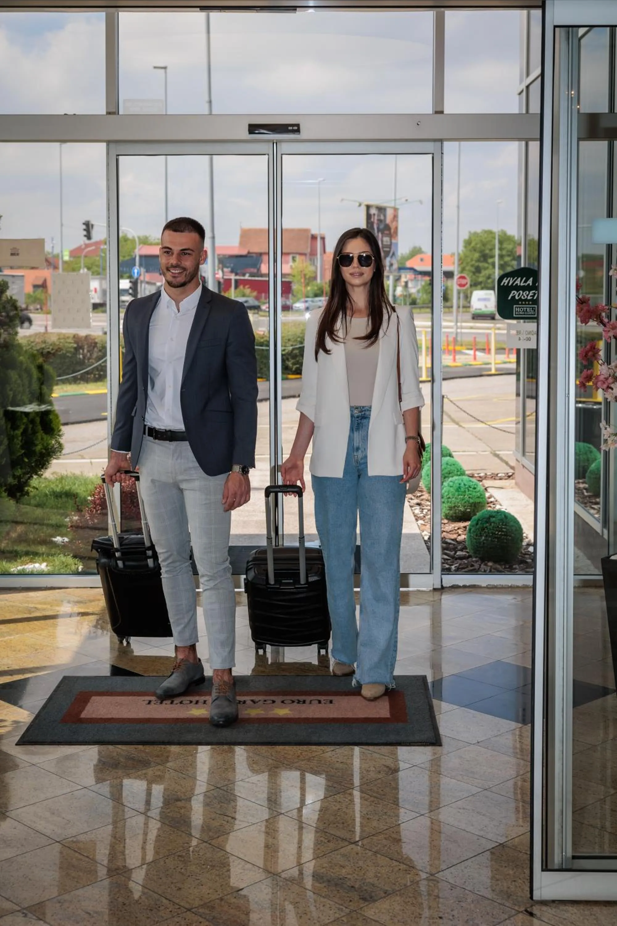 People in Euro Garni Hotel