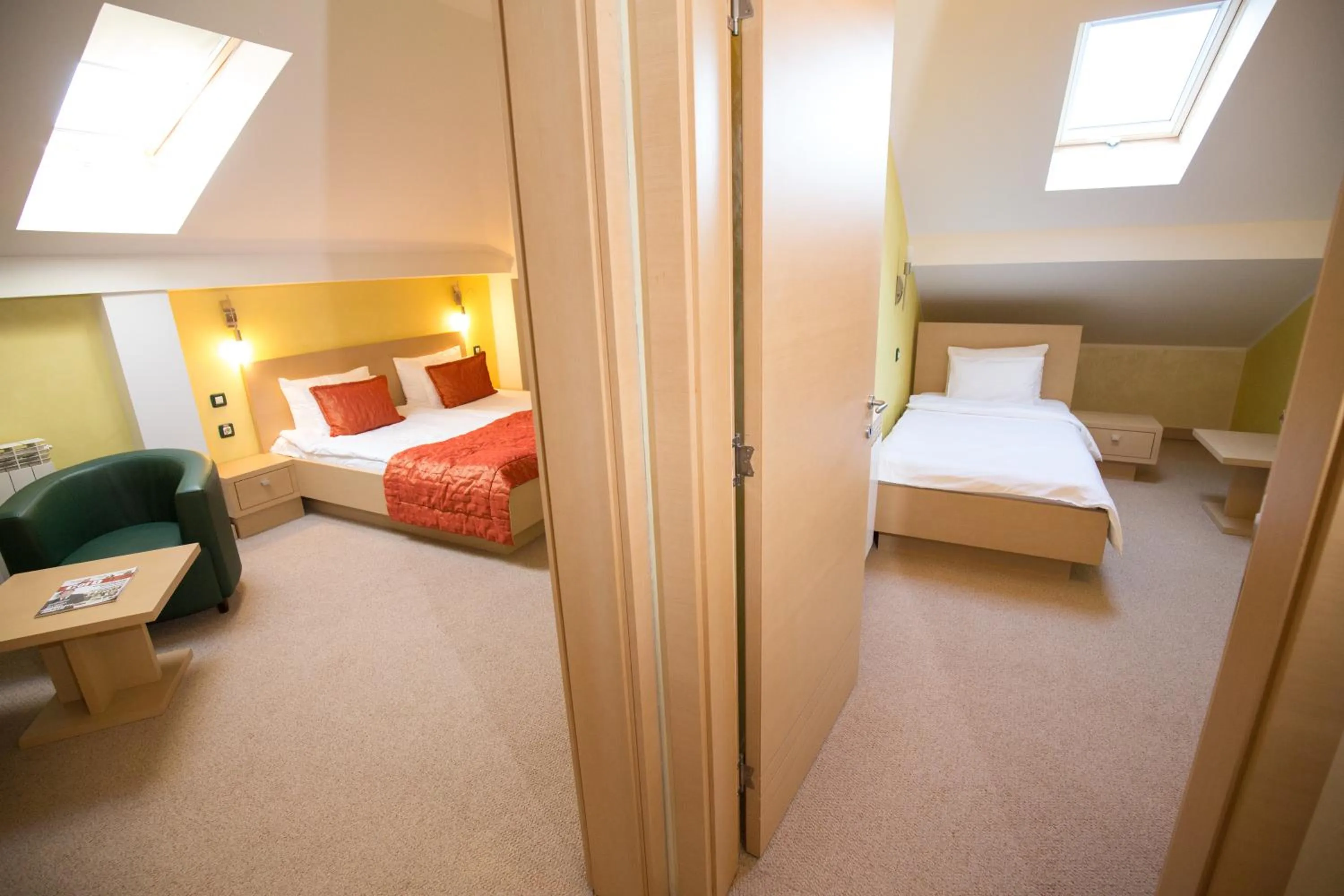 Photo of the whole room, Bed in Euro Garni Hotel