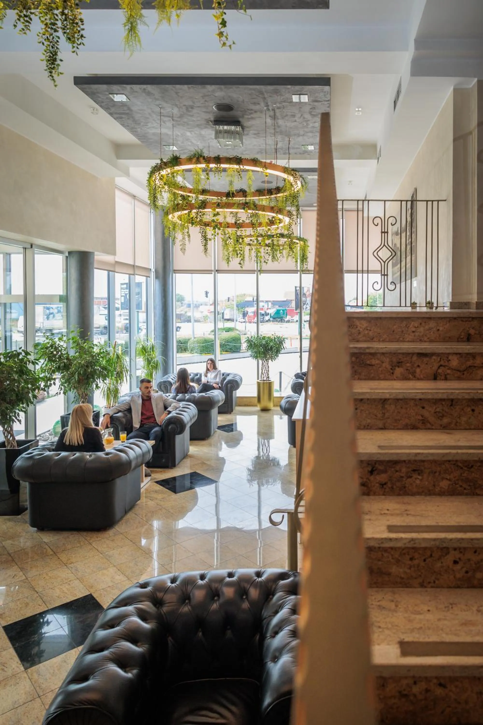 Lobby or reception in Euro Garni Hotel