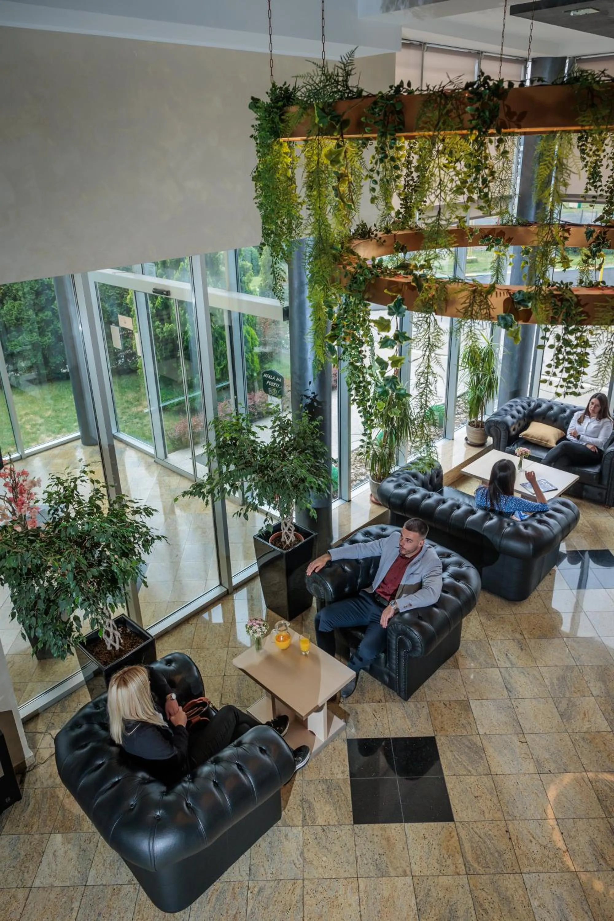 Lobby or reception in Euro Garni Hotel