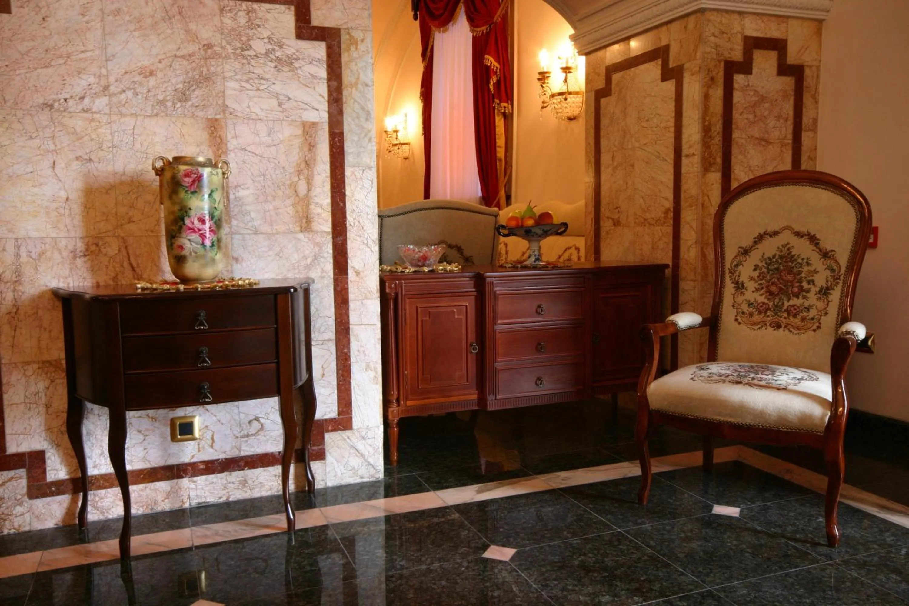 Lobby or reception in Hotel Leopold I