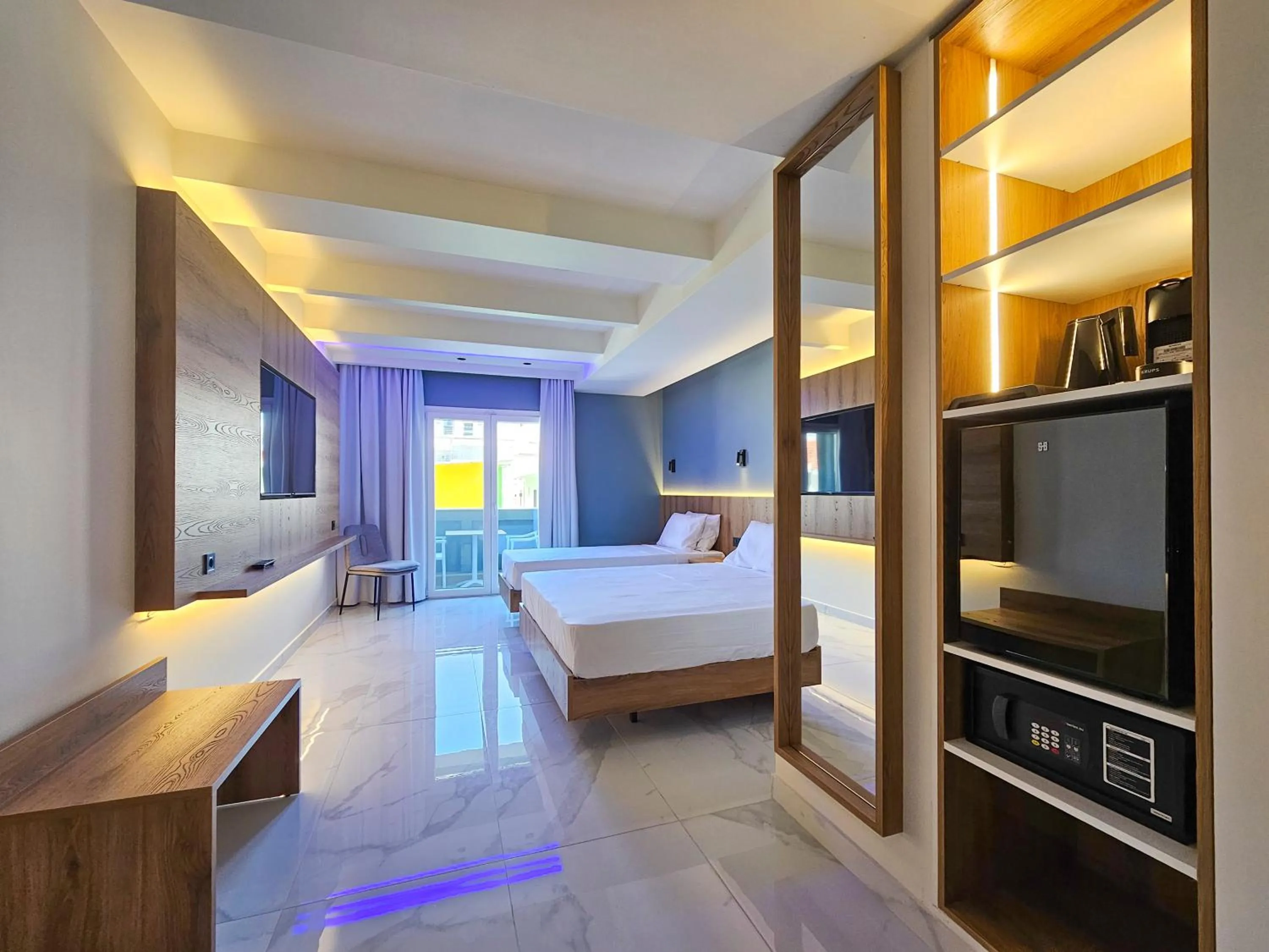 View (from property/room), Bed in AKTEON GIRNI