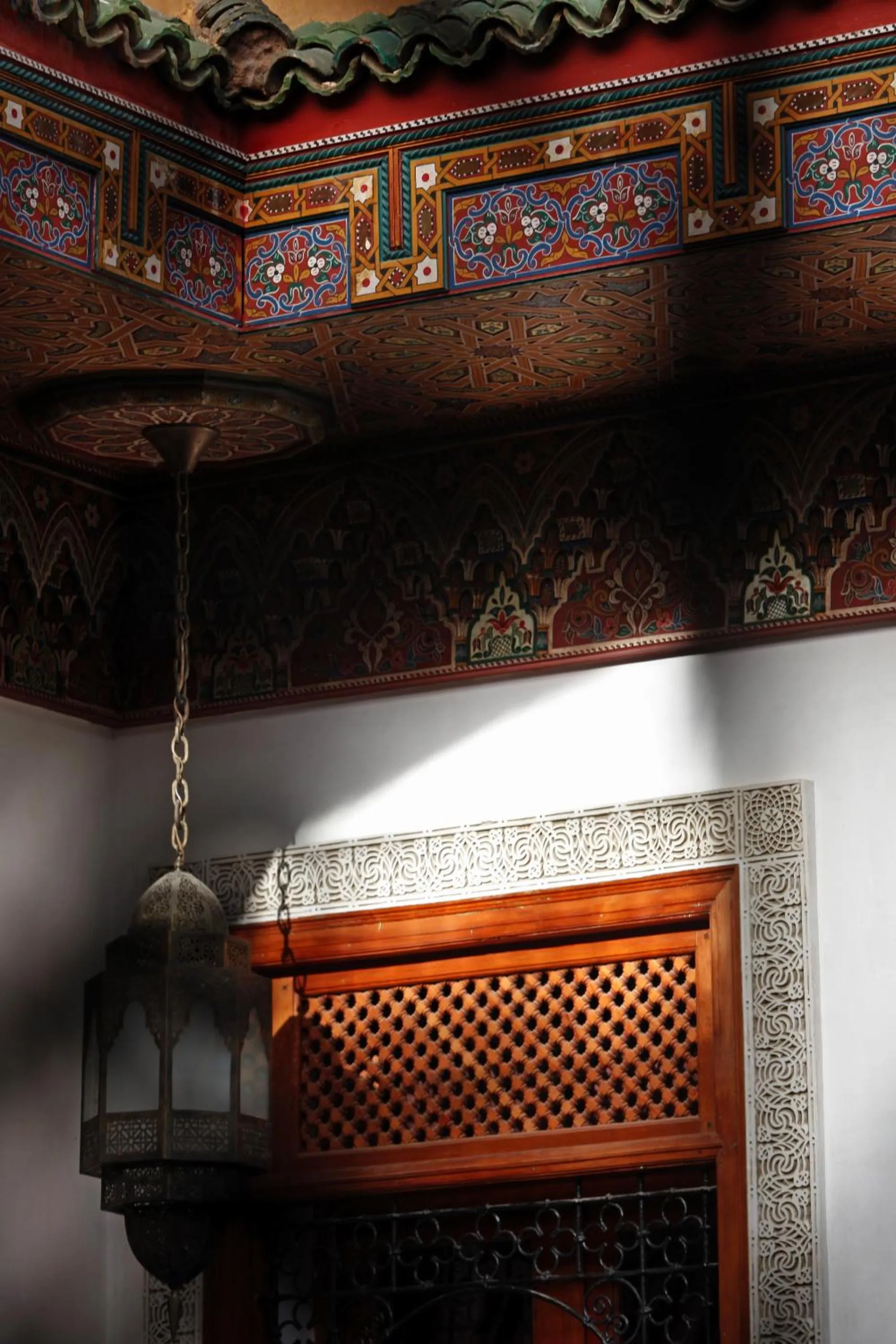 Decorative detail in Riad Alya