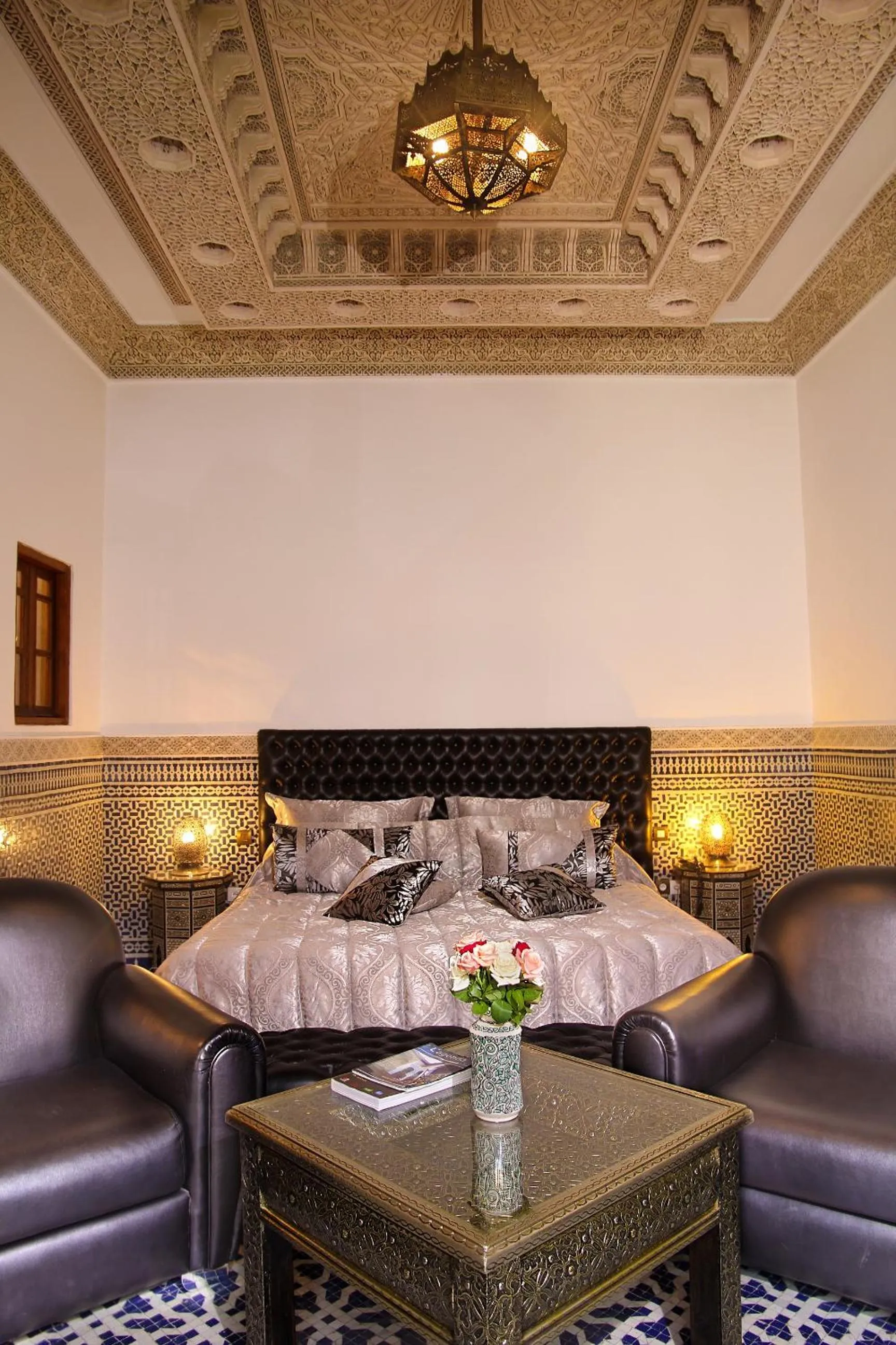 Bed in Riad Alya