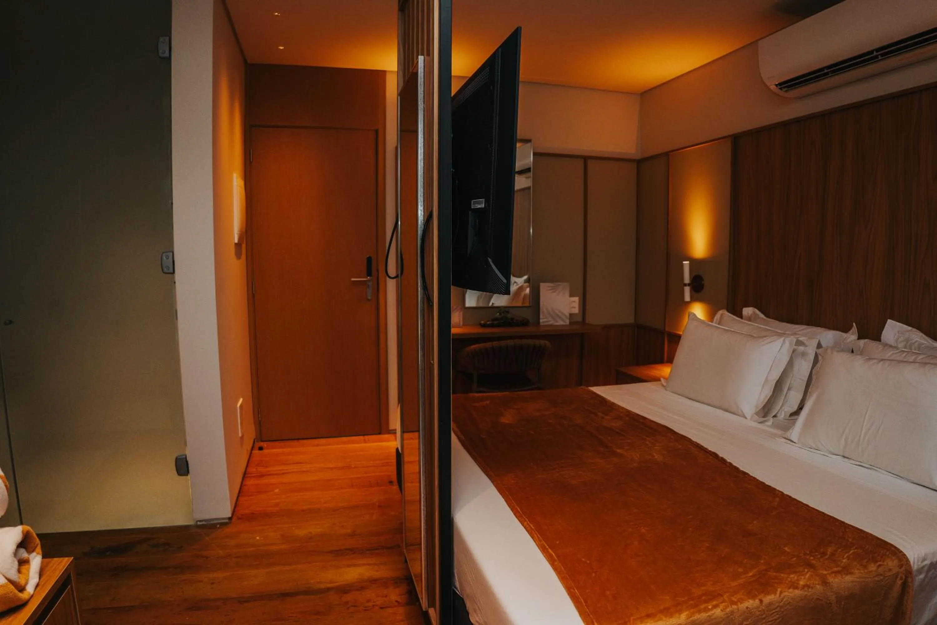 Bed in Duke Beach Hotel Maresias