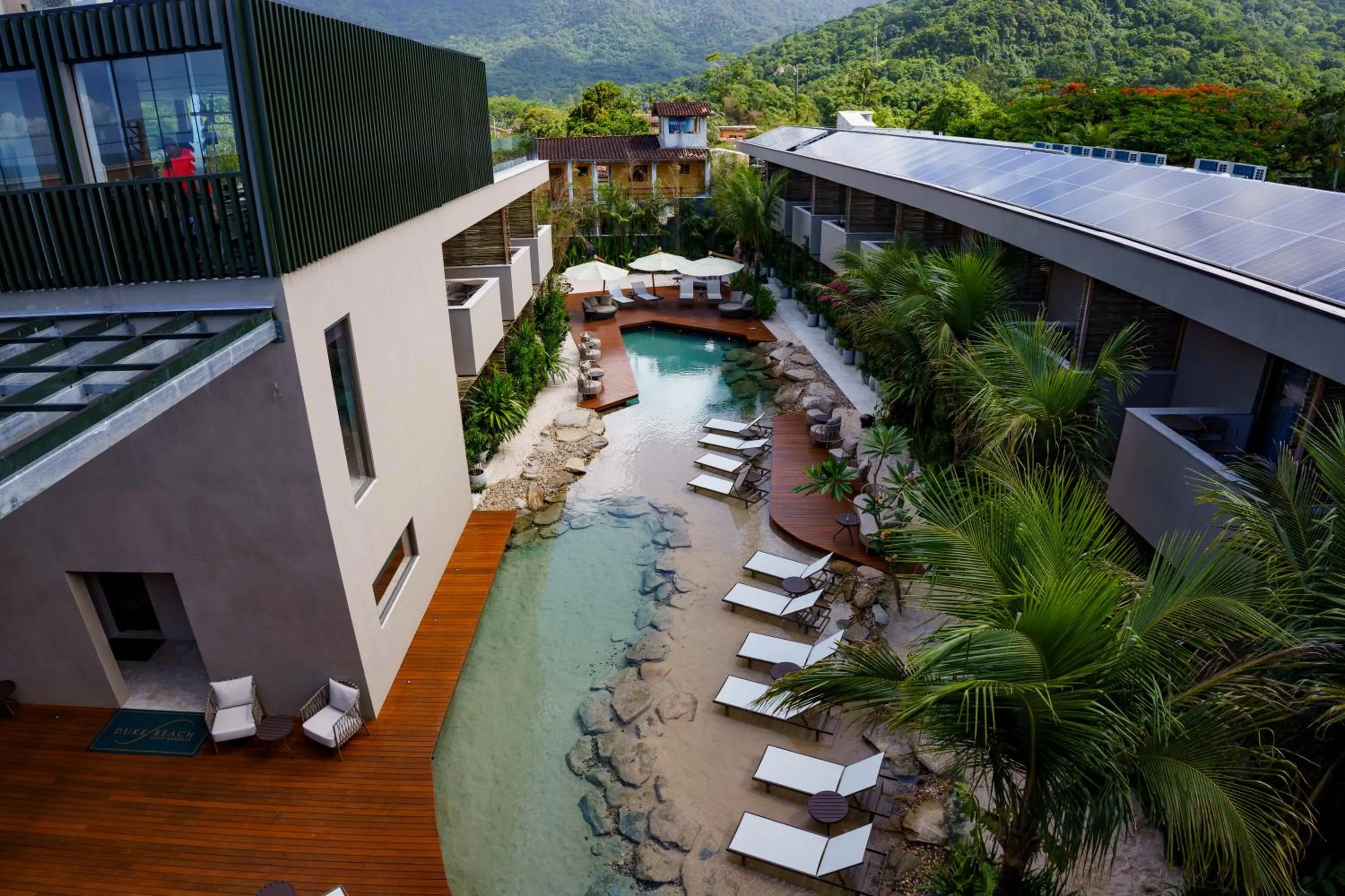 Property building in Duke Beach Hotel Maresias