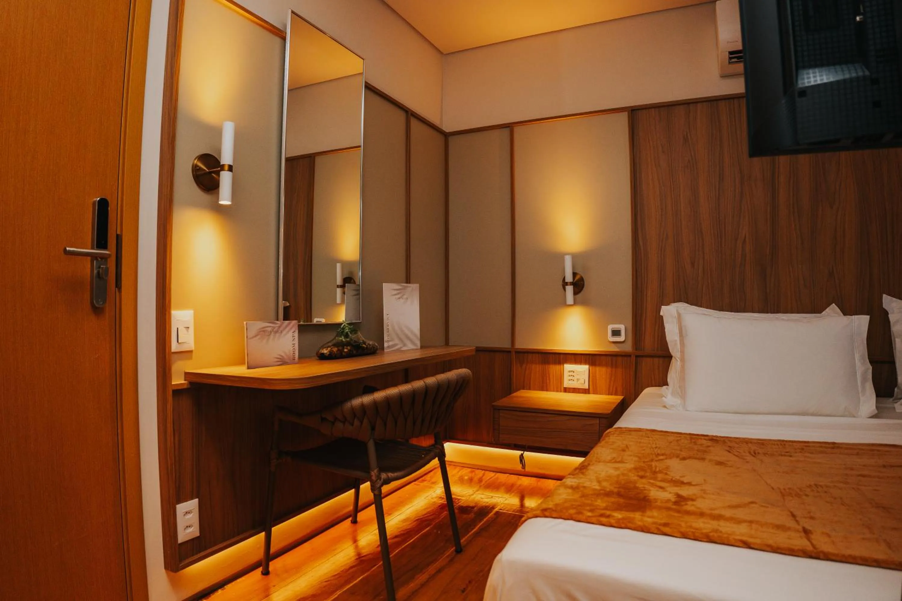 Bed in Duke Beach Hotel Maresias