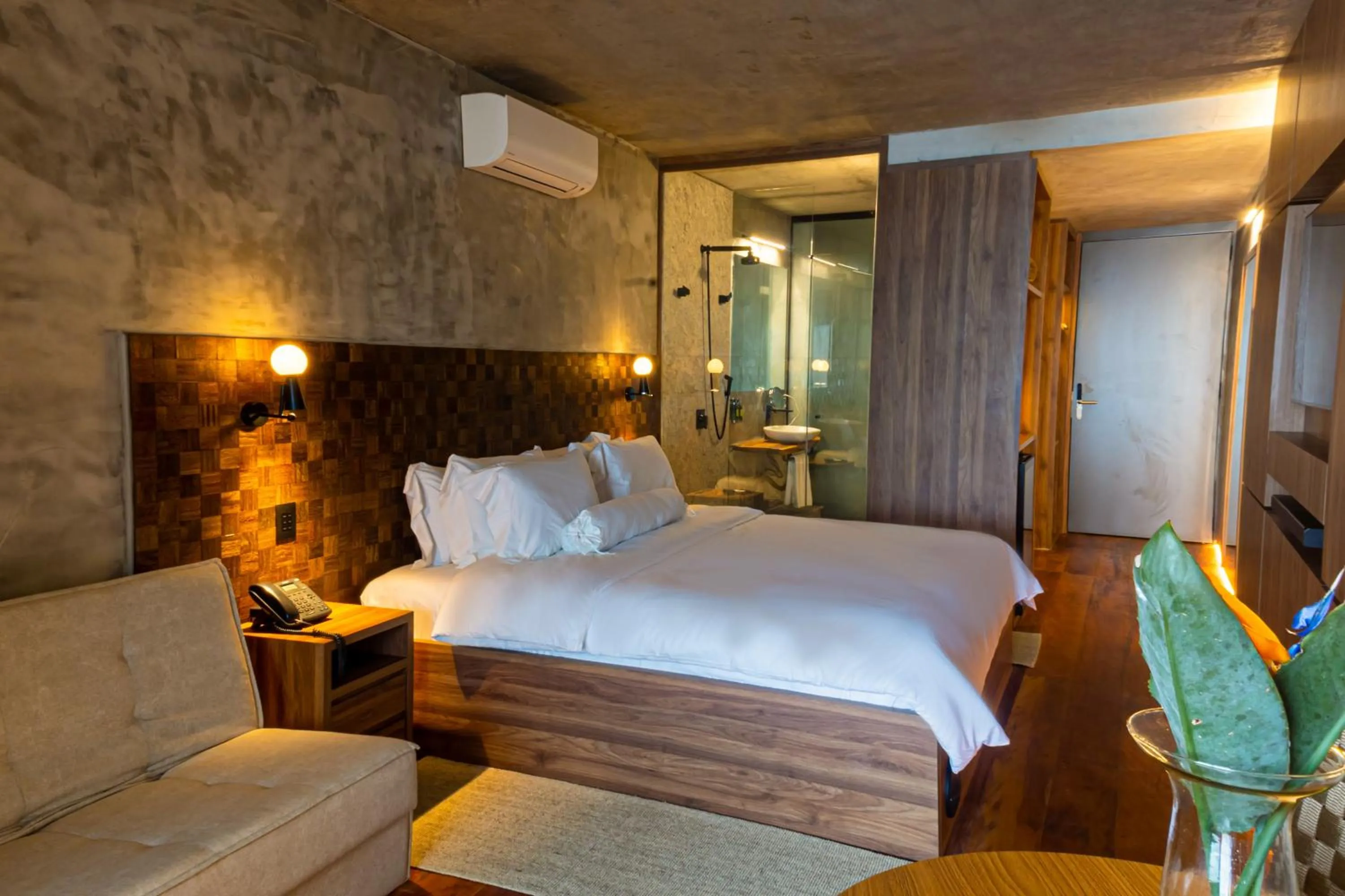 Bed in Duke Beach Hotel Maresias