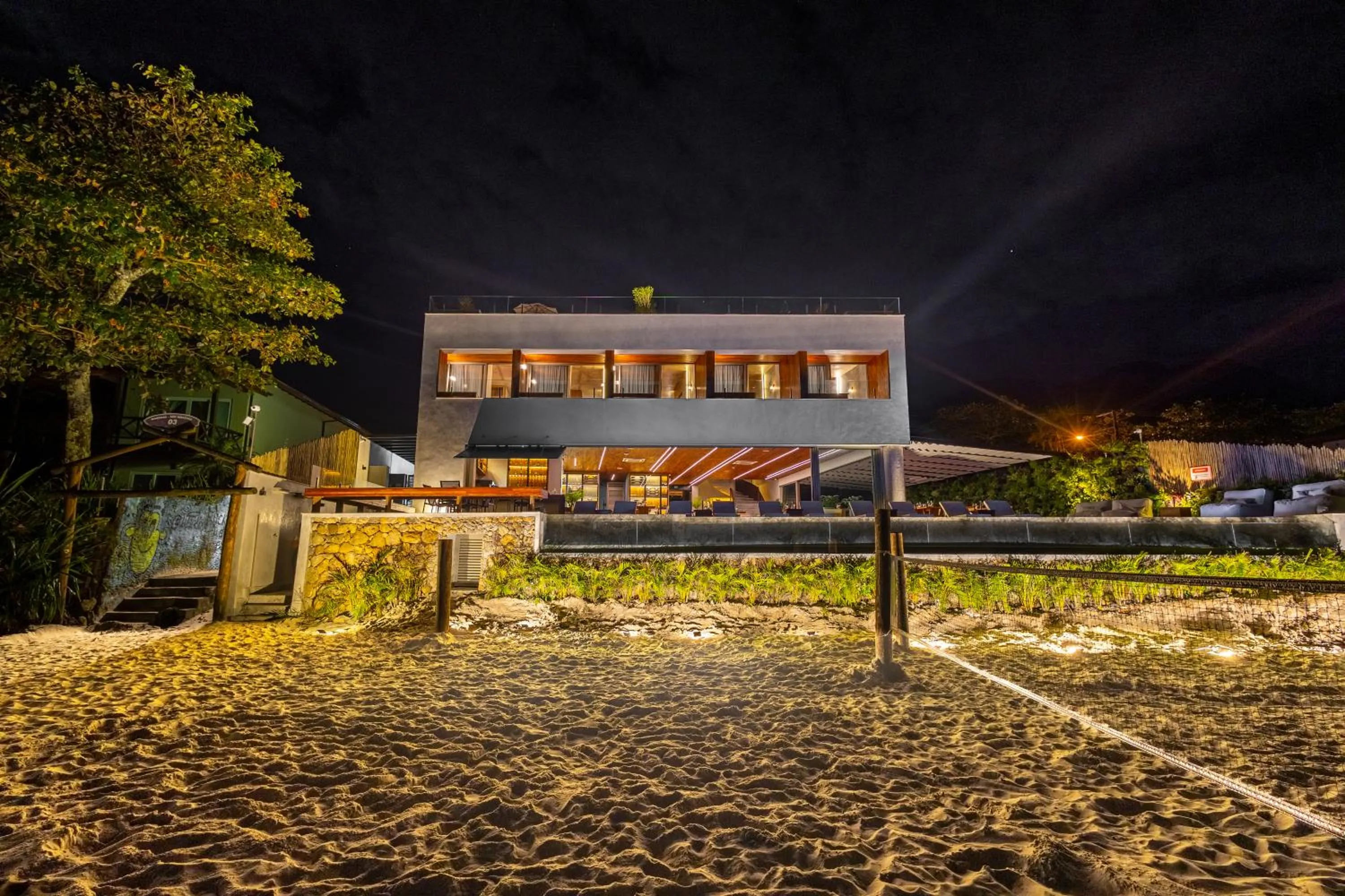 Property building in Duke Beach Hotel Maresias