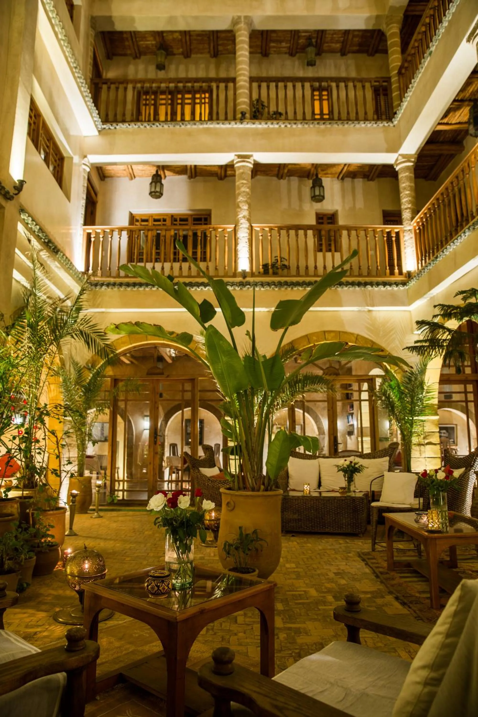 Patio in Riad Chbanate