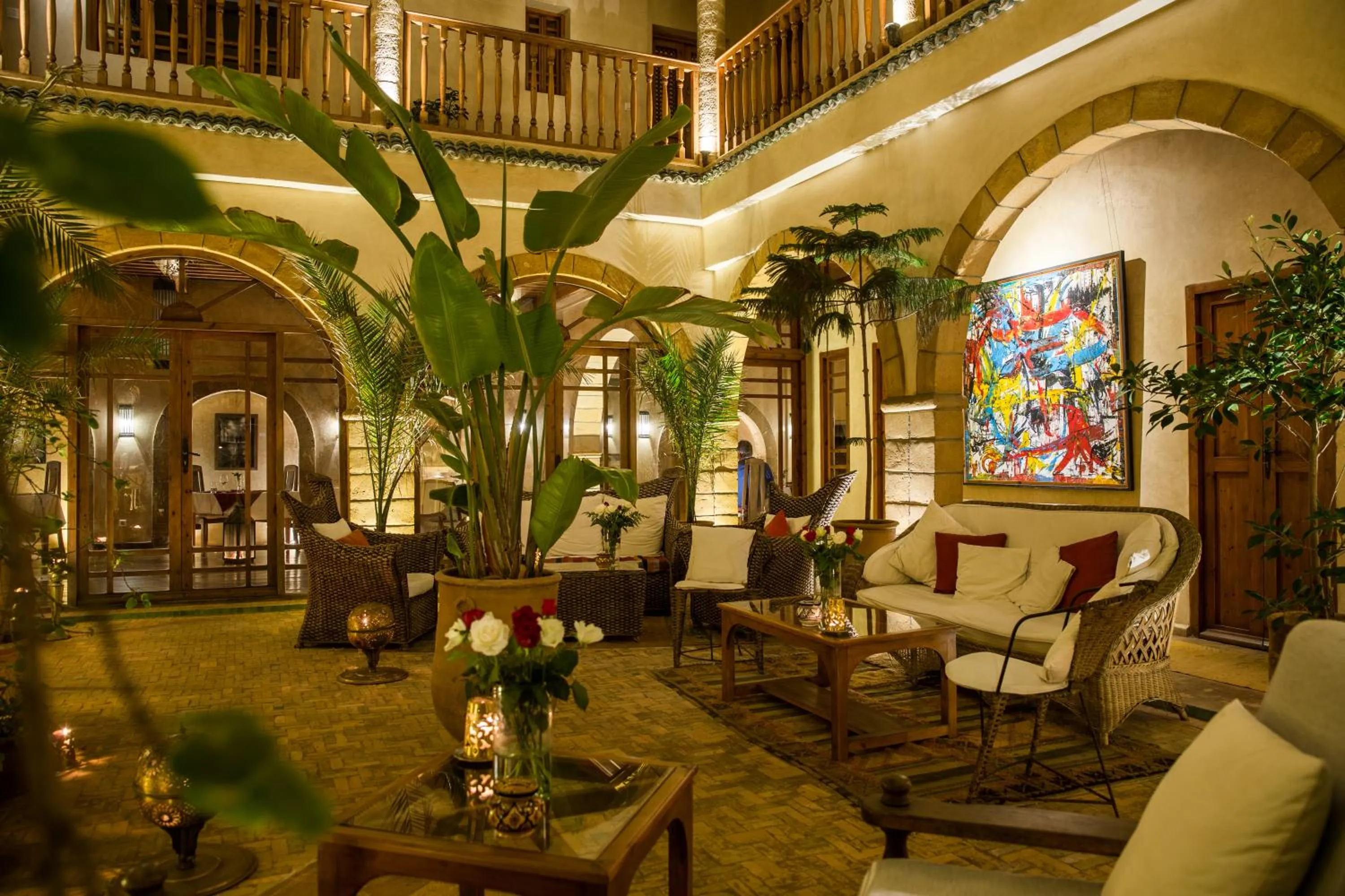 Patio in Riad Chbanate