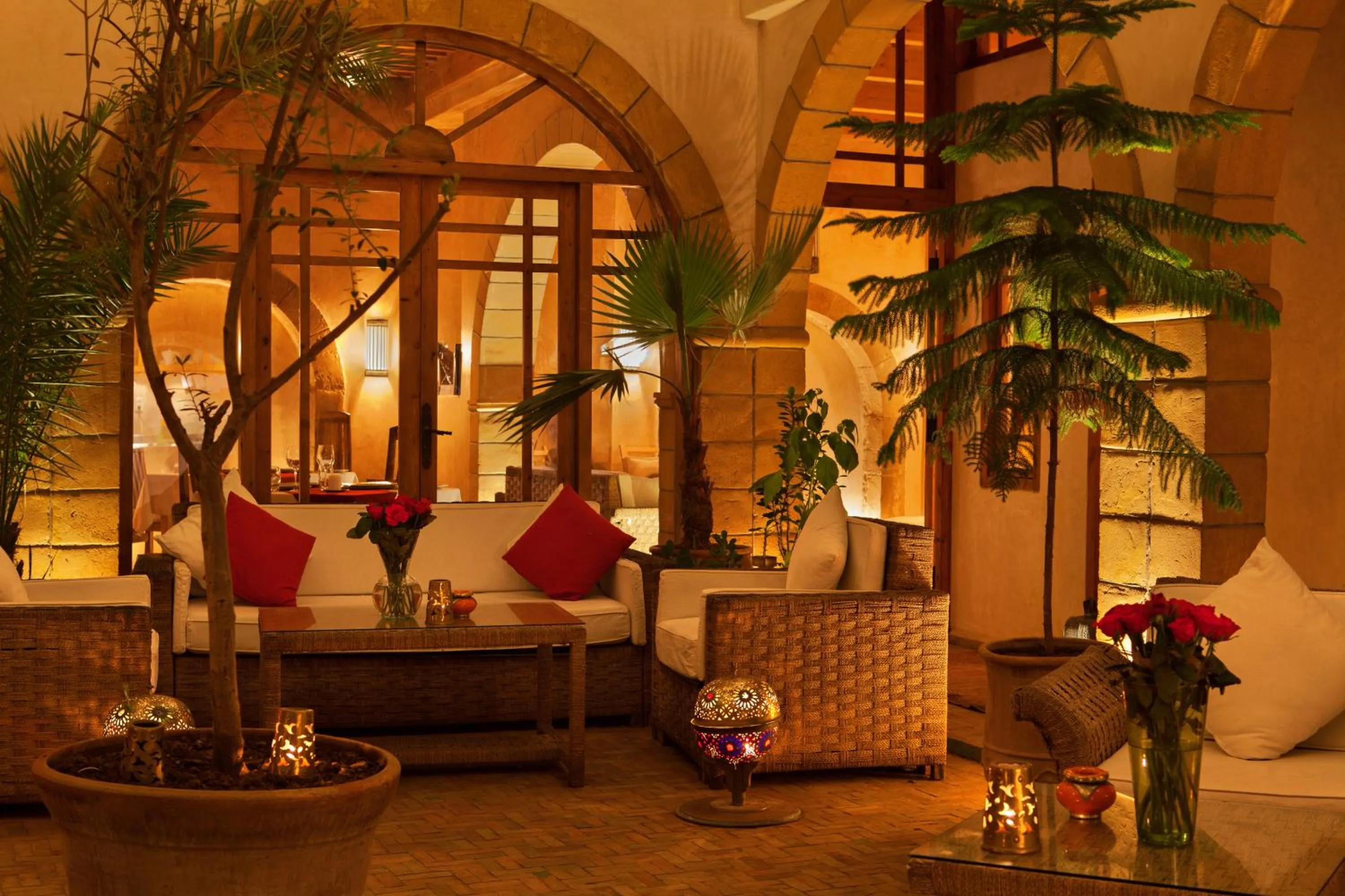 Communal lounge/ TV room in Riad Chbanate