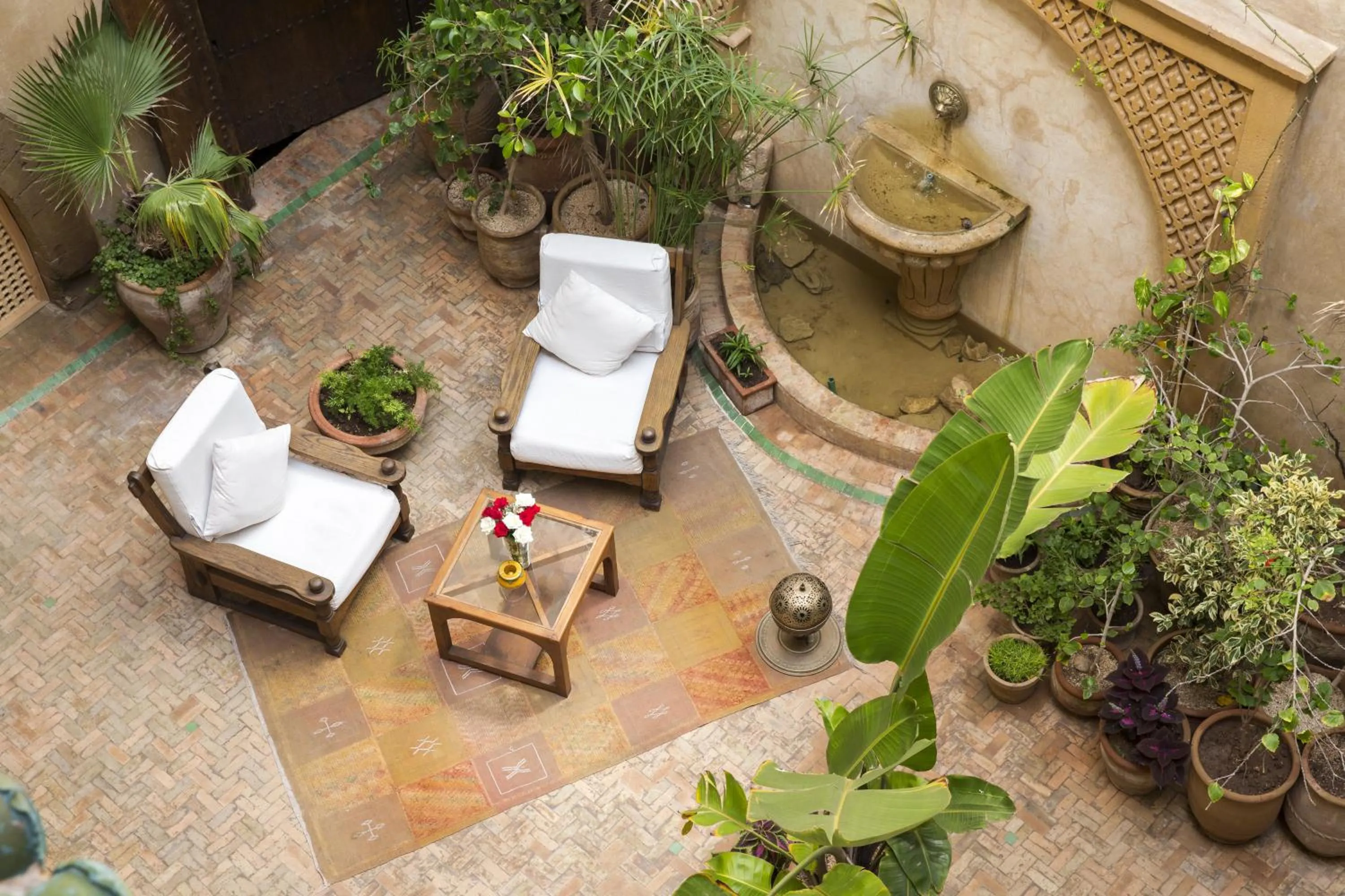 Patio in Riad Chbanate