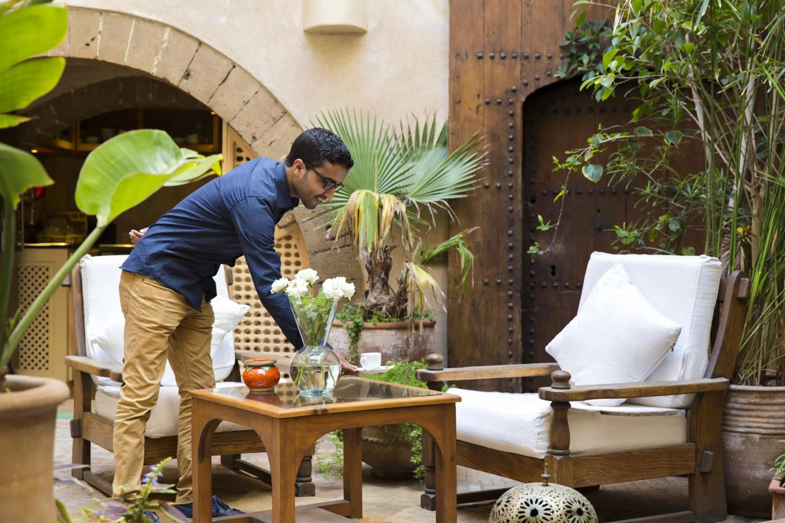 Patio in Riad Chbanate