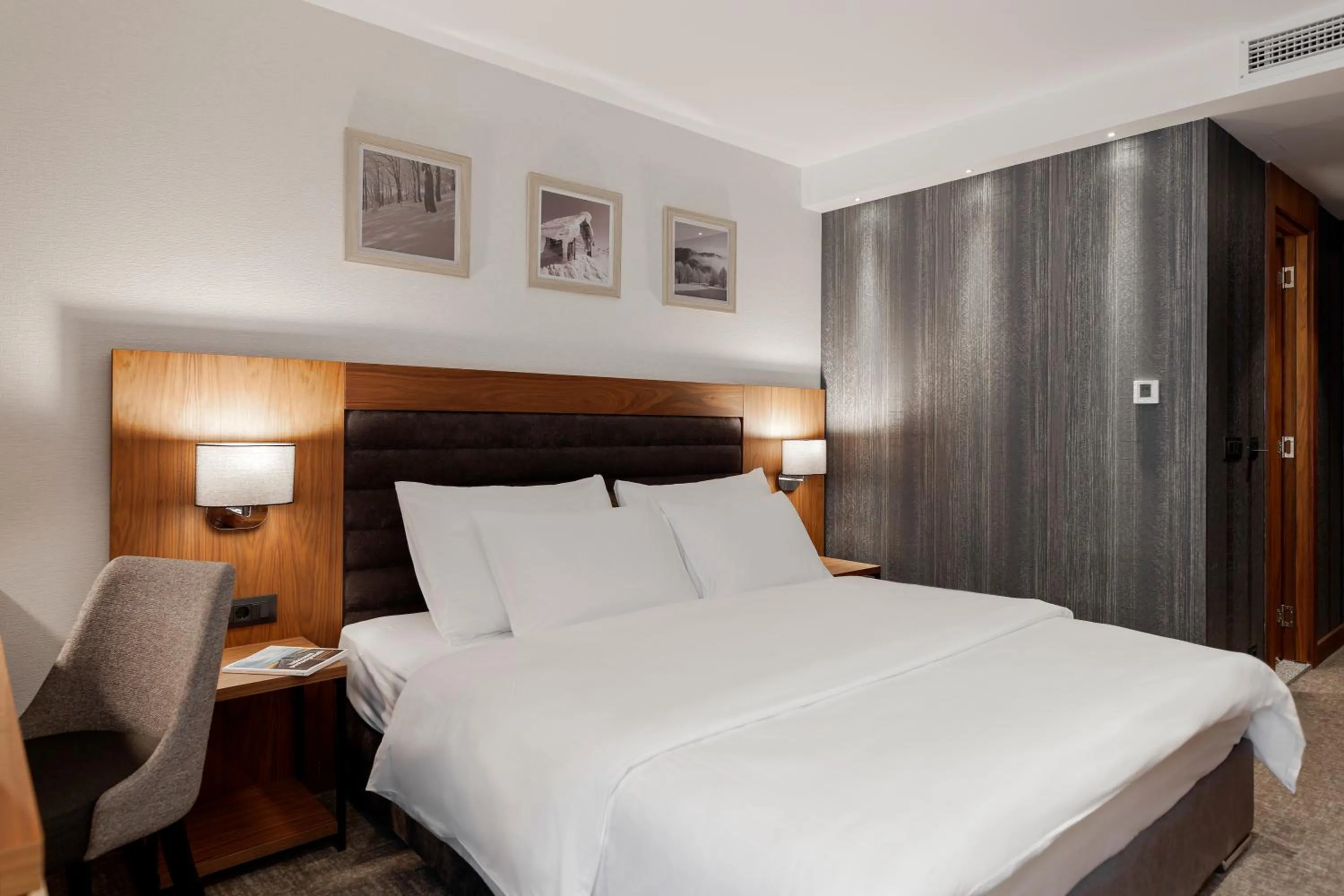 Bed in Hotel Grand Kopaonik