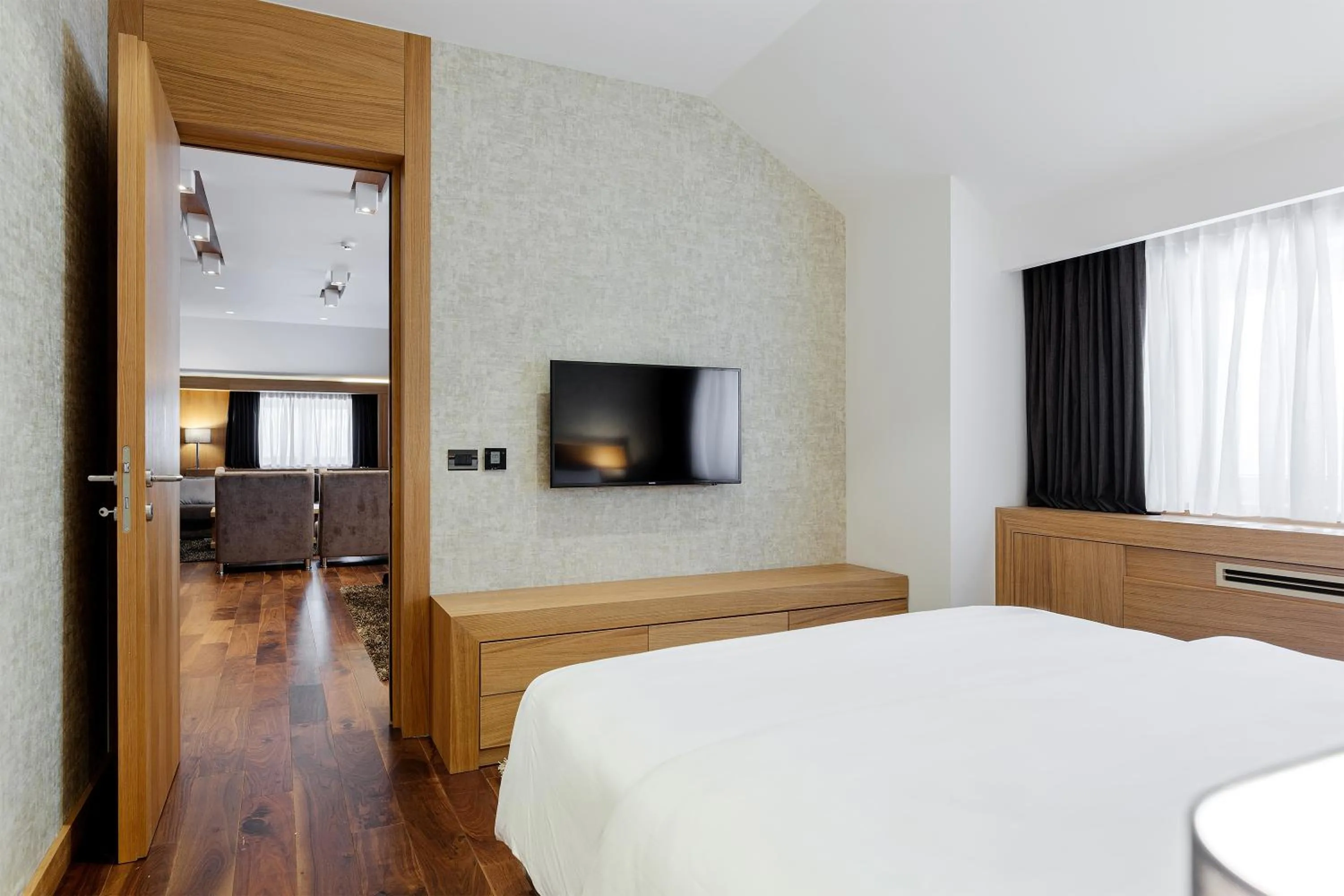 Bed in Hotel Grand Kopaonik