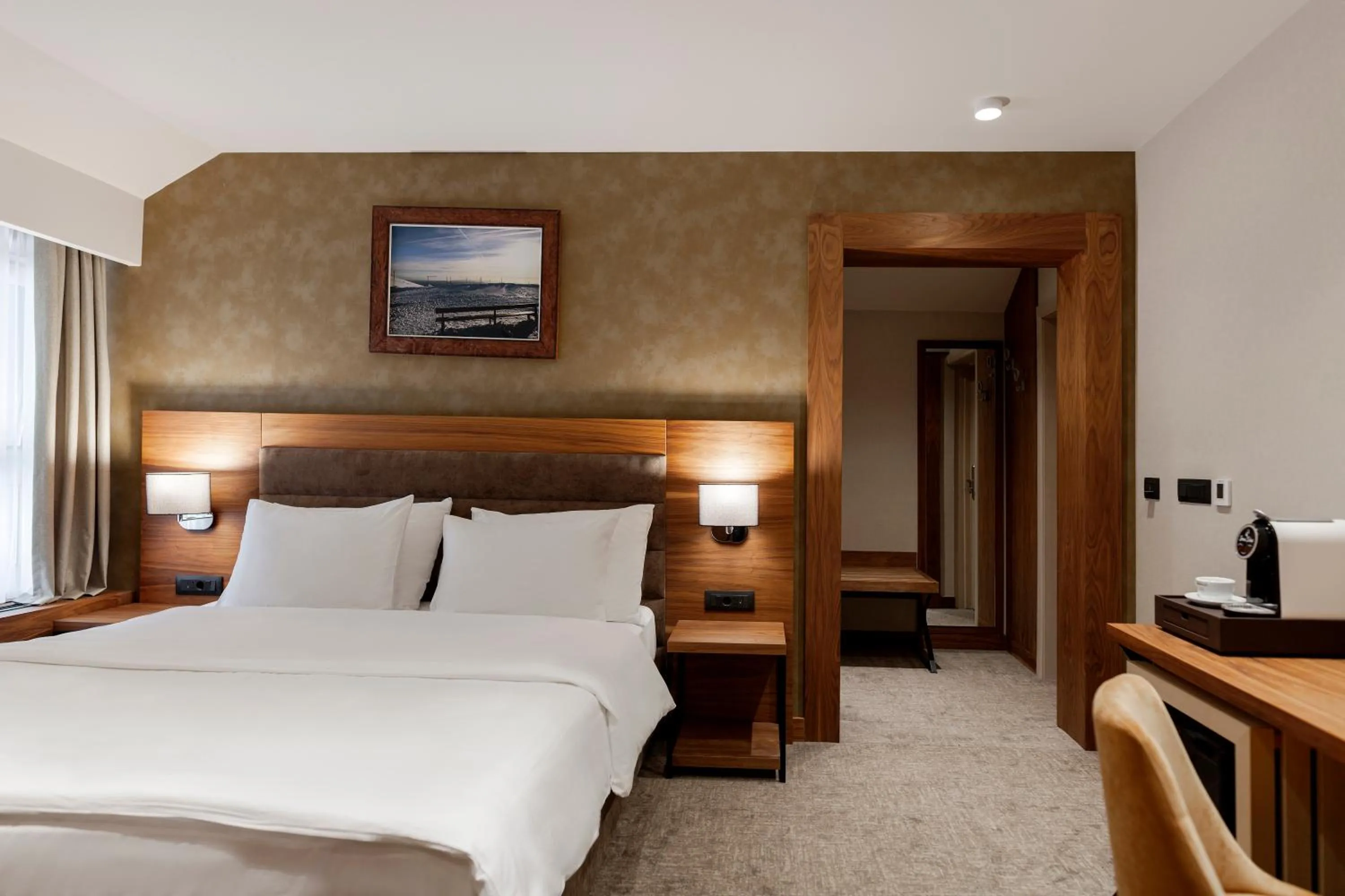 Bed in Hotel Grand Kopaonik