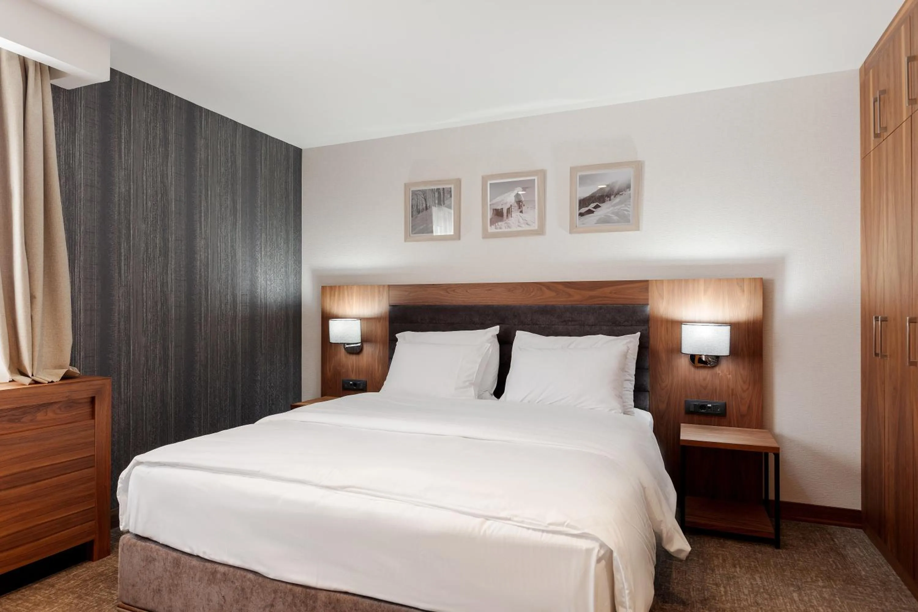Bed in Hotel Grand Kopaonik