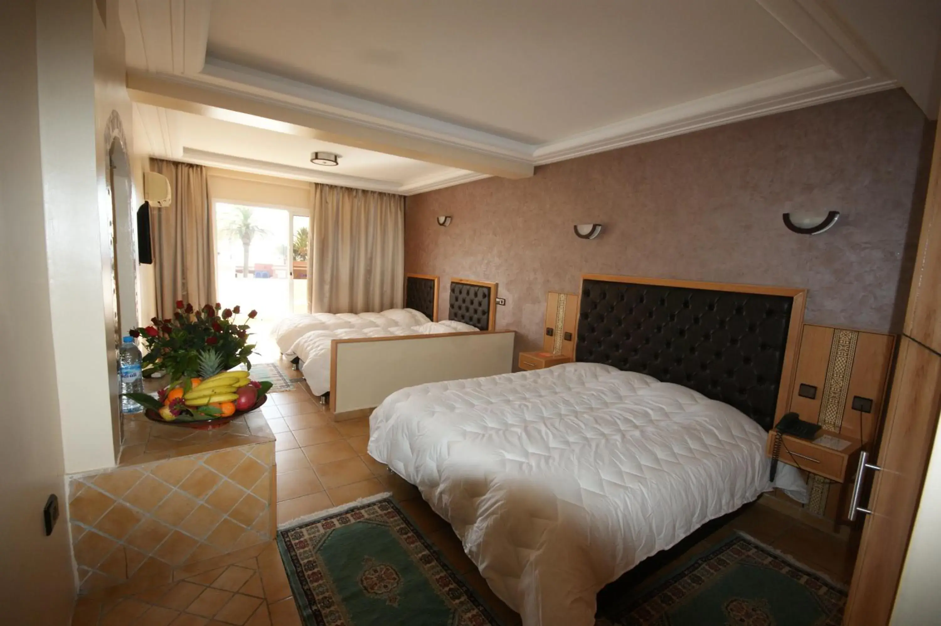 Bed in Hotel Club Almoggar Garden Beach