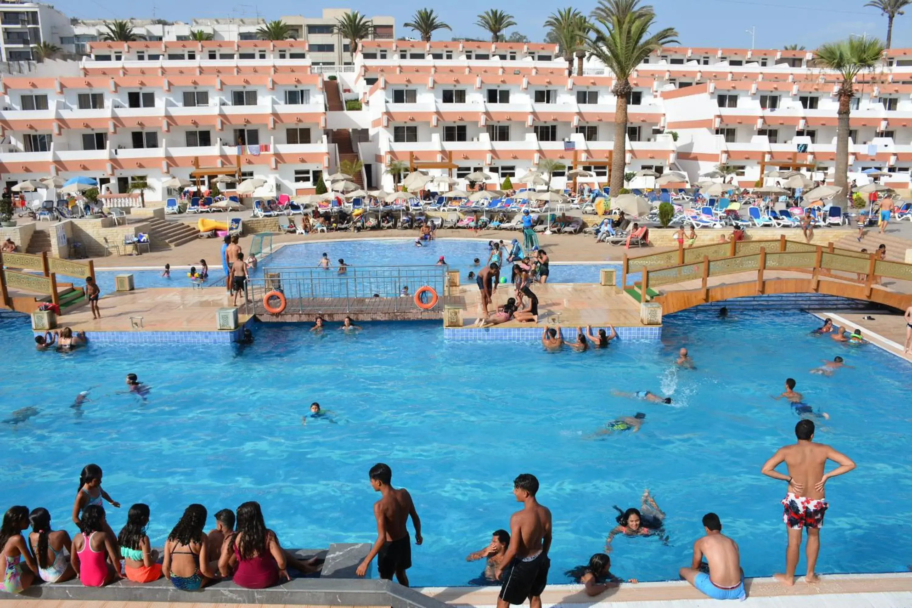 Pool view in Hotel Club Almoggar Garden Beach