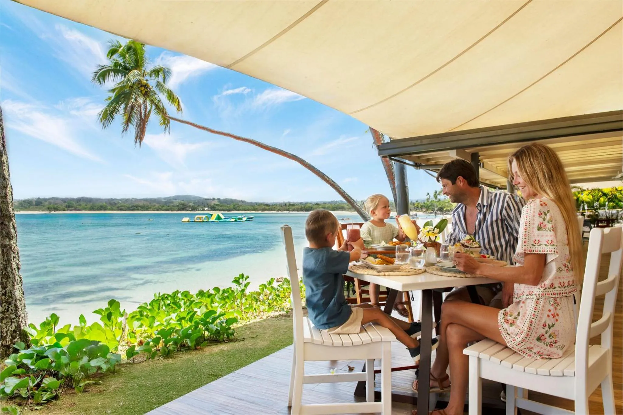 Sea view in Shangri-La Yanuca Island, Fiji