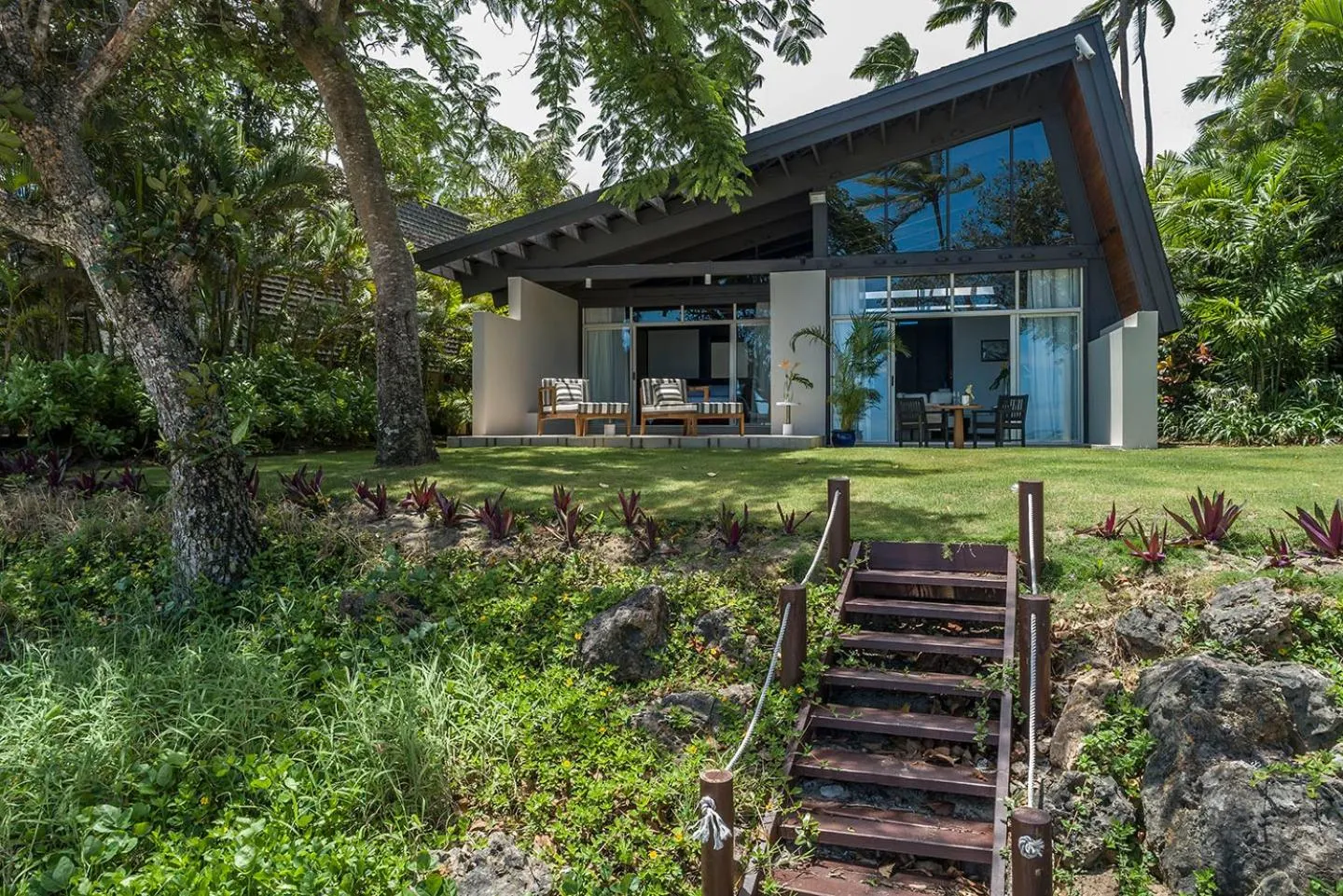 Garden in Shangri-La Yanuca Island, Fiji