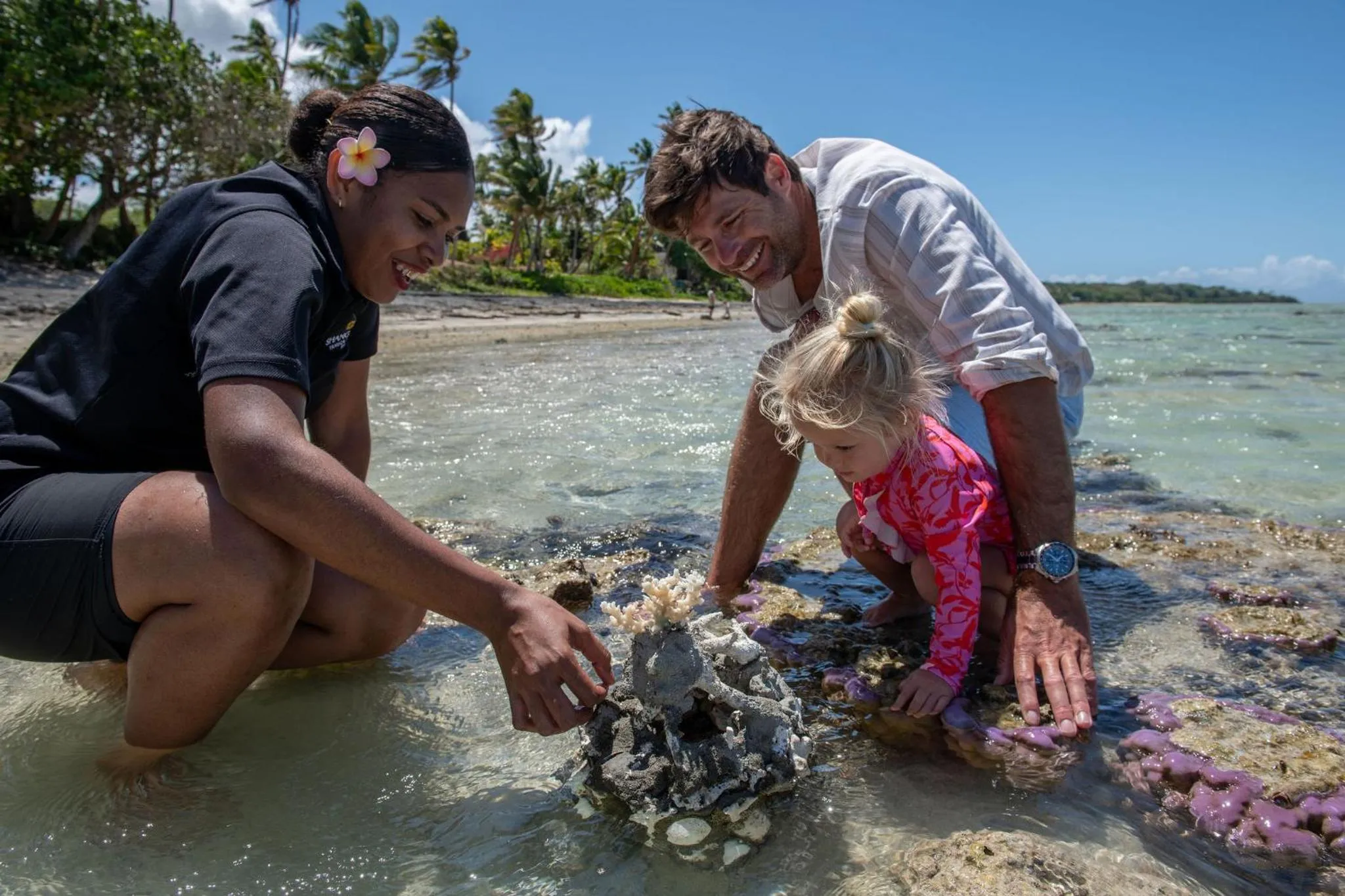 Sea view in Shangri-La Yanuca Island, Fiji