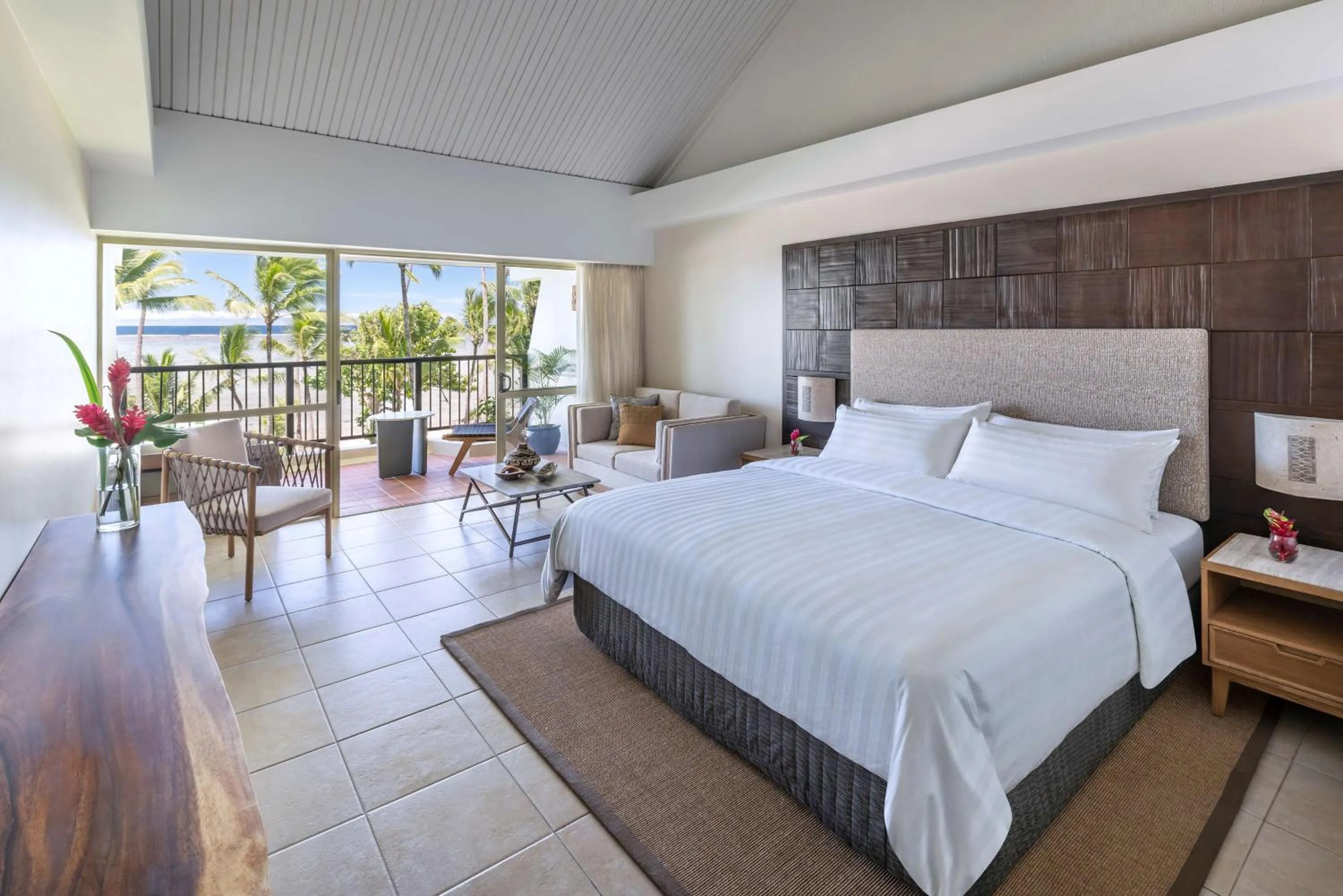 Photo of the whole room, Bed in Shangri-La Yanuca Island, Fiji