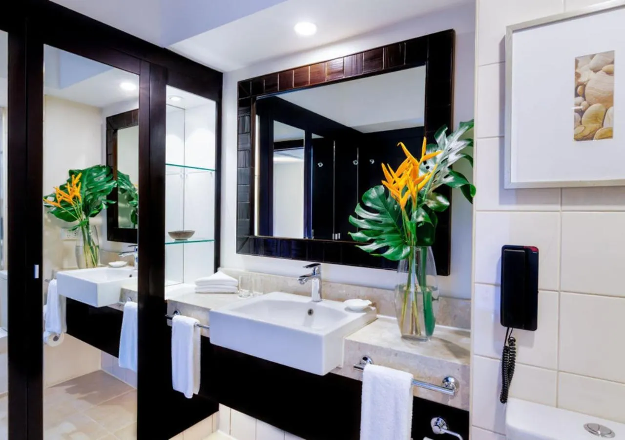 Bathroom in Shangri-La Yanuca Island, Fiji